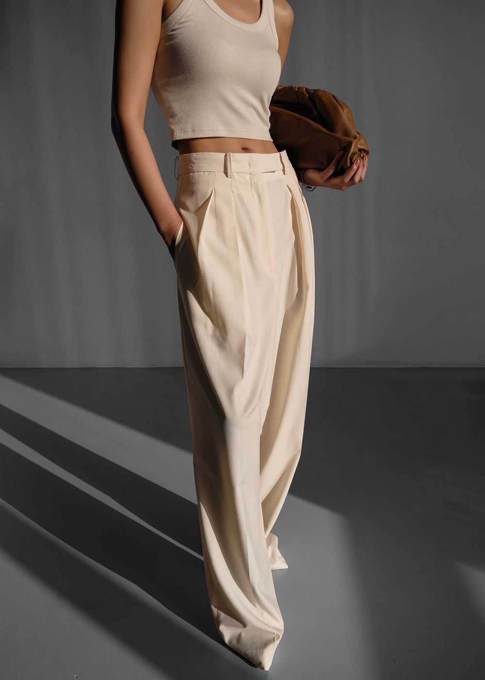 Pamela Trousers - Cornsilk - 1