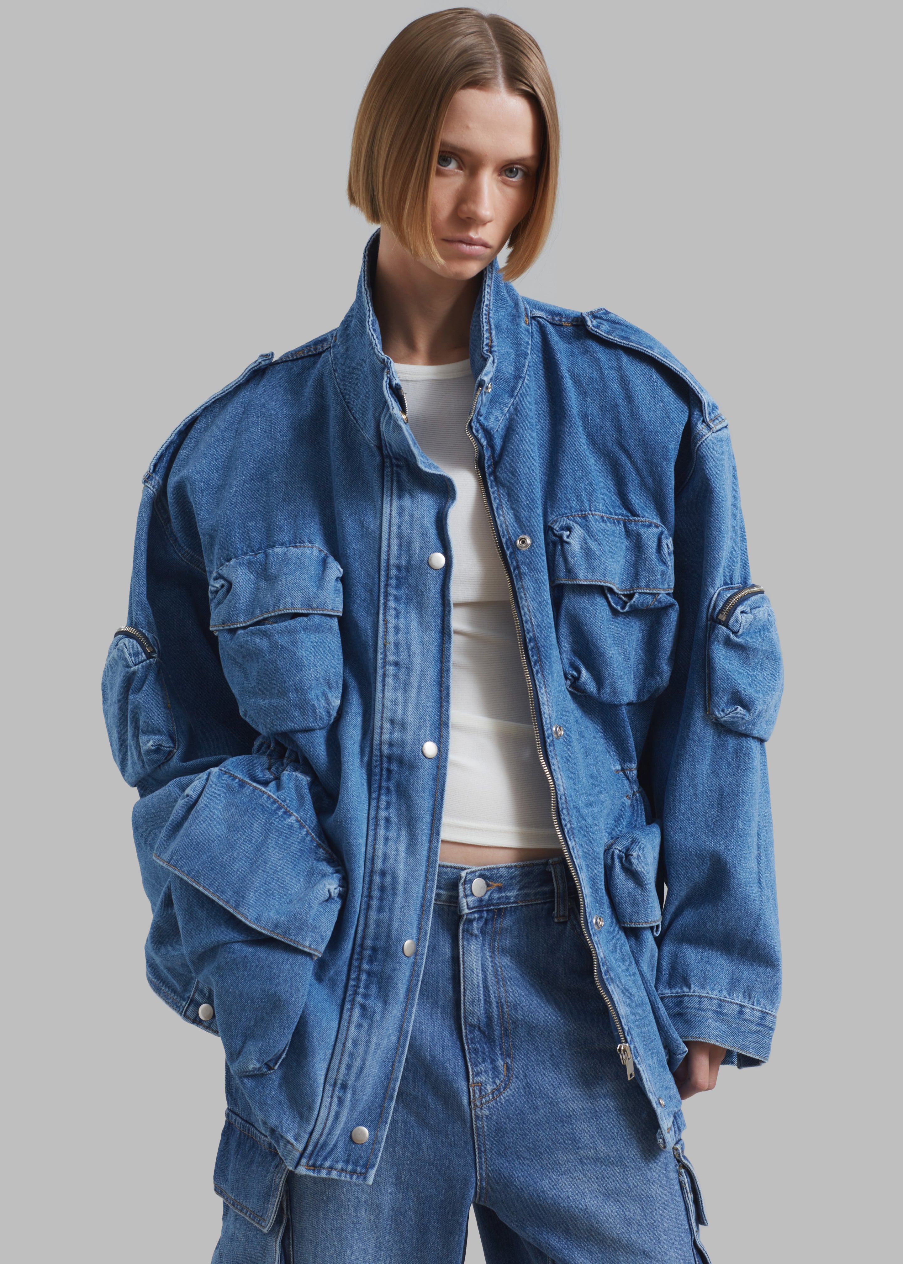 Jean jacket hot sale medium wash