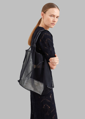 3.1 Phillip Lim Mesh Market Tote - Black