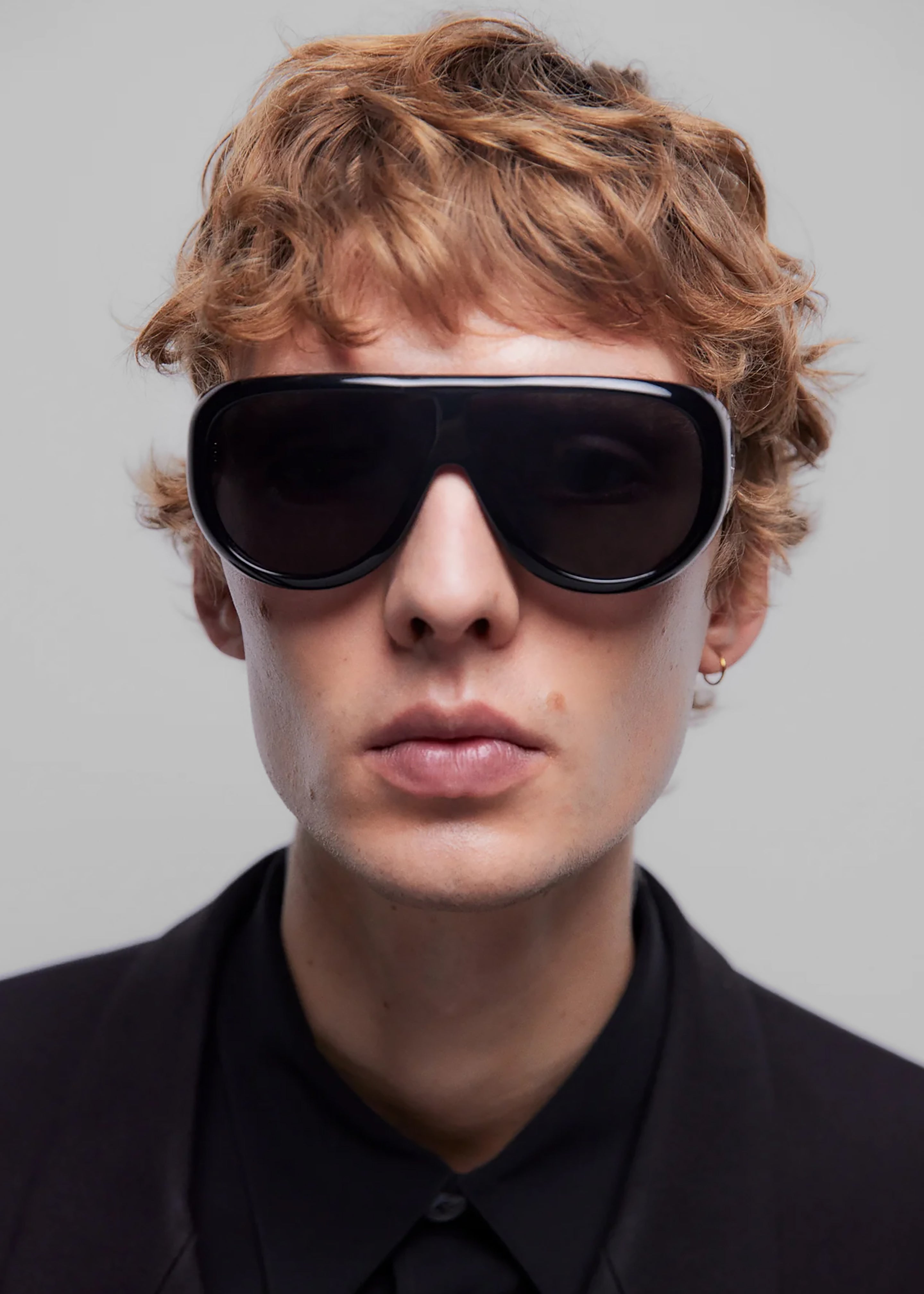 Port Tanger Gambia Sunglasses - Black Acetate/Black Lens