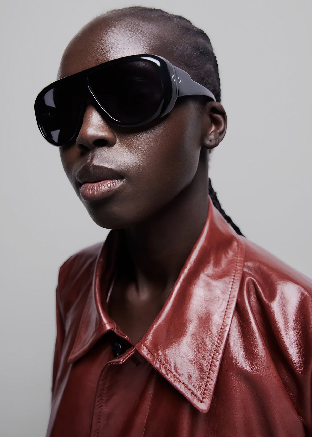 Port Tanger Gambia Sunglasses - Black Acetate/Black Lens - 2