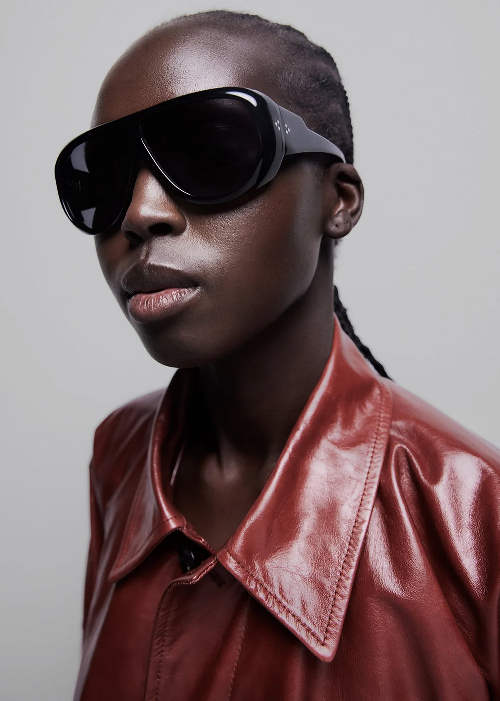 Port Tanger Gambia Sunglasses - Black Acetate/Black Lens - 1