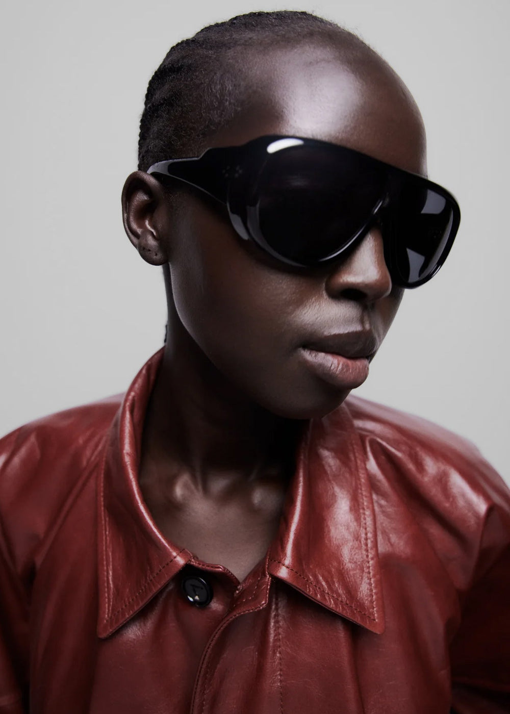 Port Tanger Gambia Sunglasses - Black Acetate/Black Lens - 1
