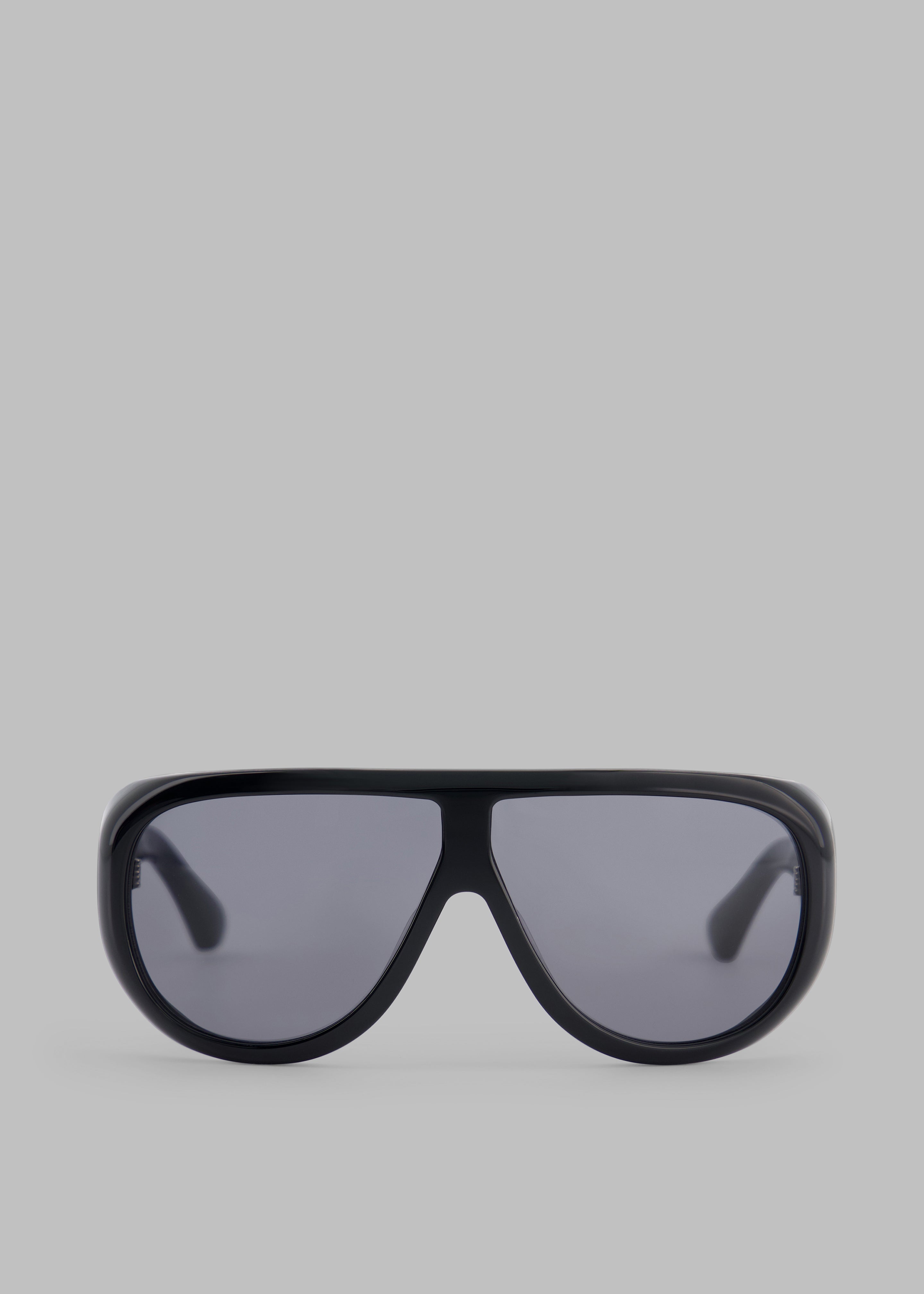 Port Tanger Gambia Sunglasses - Black Acetate/Black Lens - 2 - [gender-male]