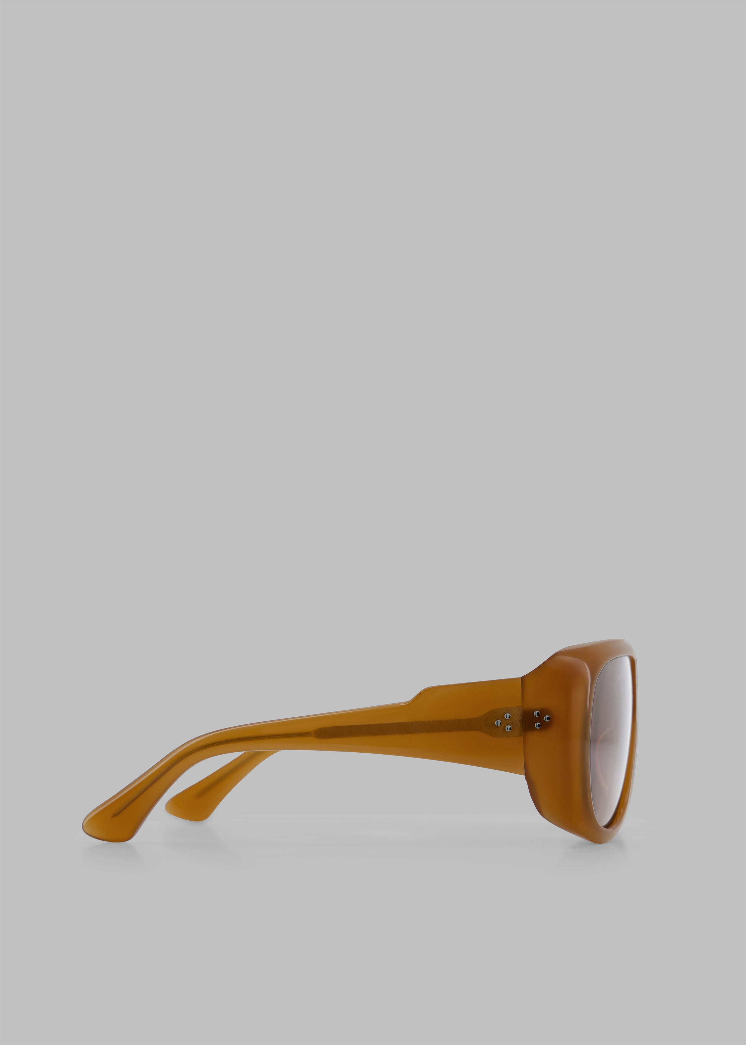 Port Tanger Gambia Sunglasses - Yellow Ochra Acetate/Tobacco Lens - 6