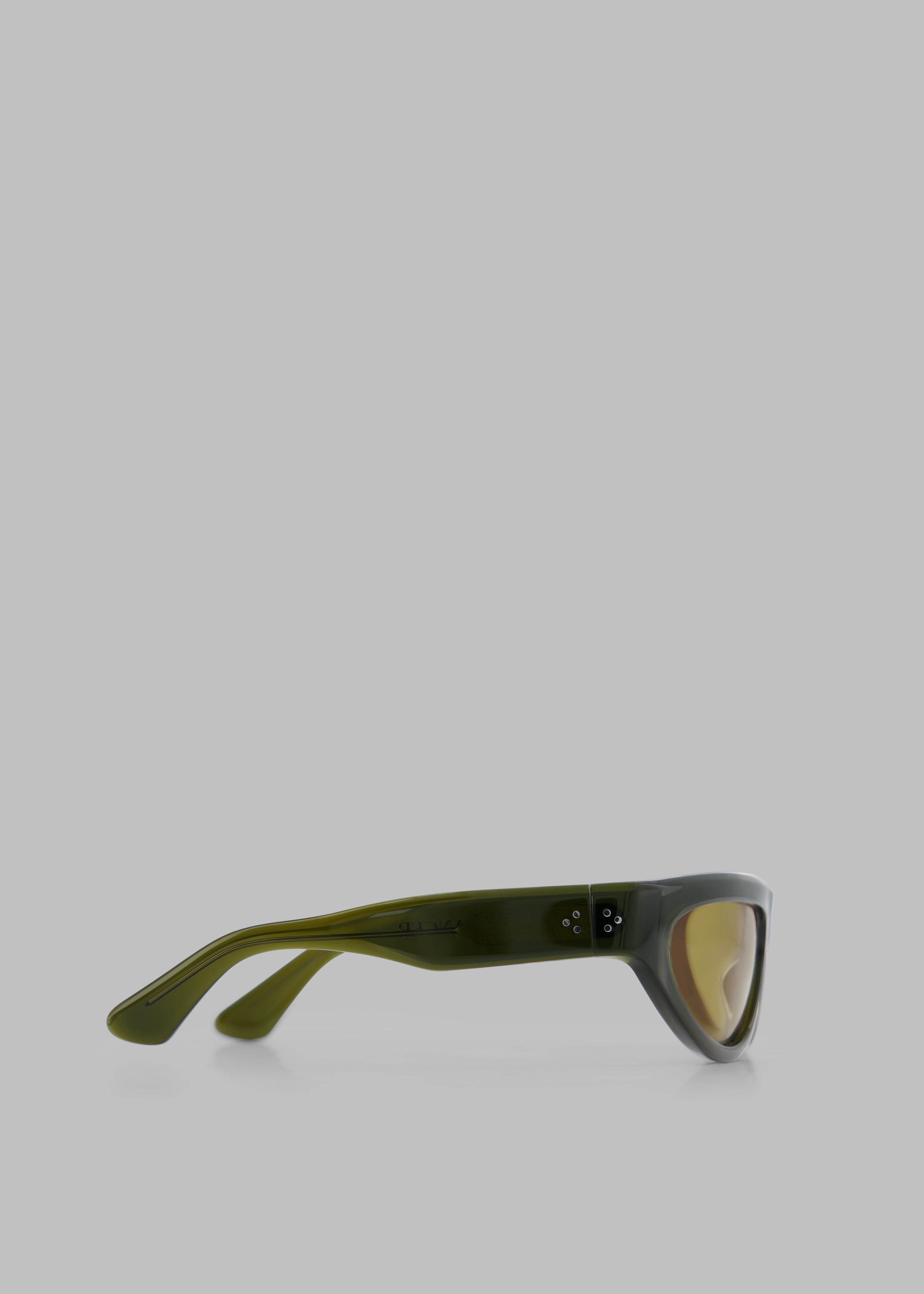 Port Tanger Malick Sunglasses - Cardamom Acetate/Warm Olive Lens - 5