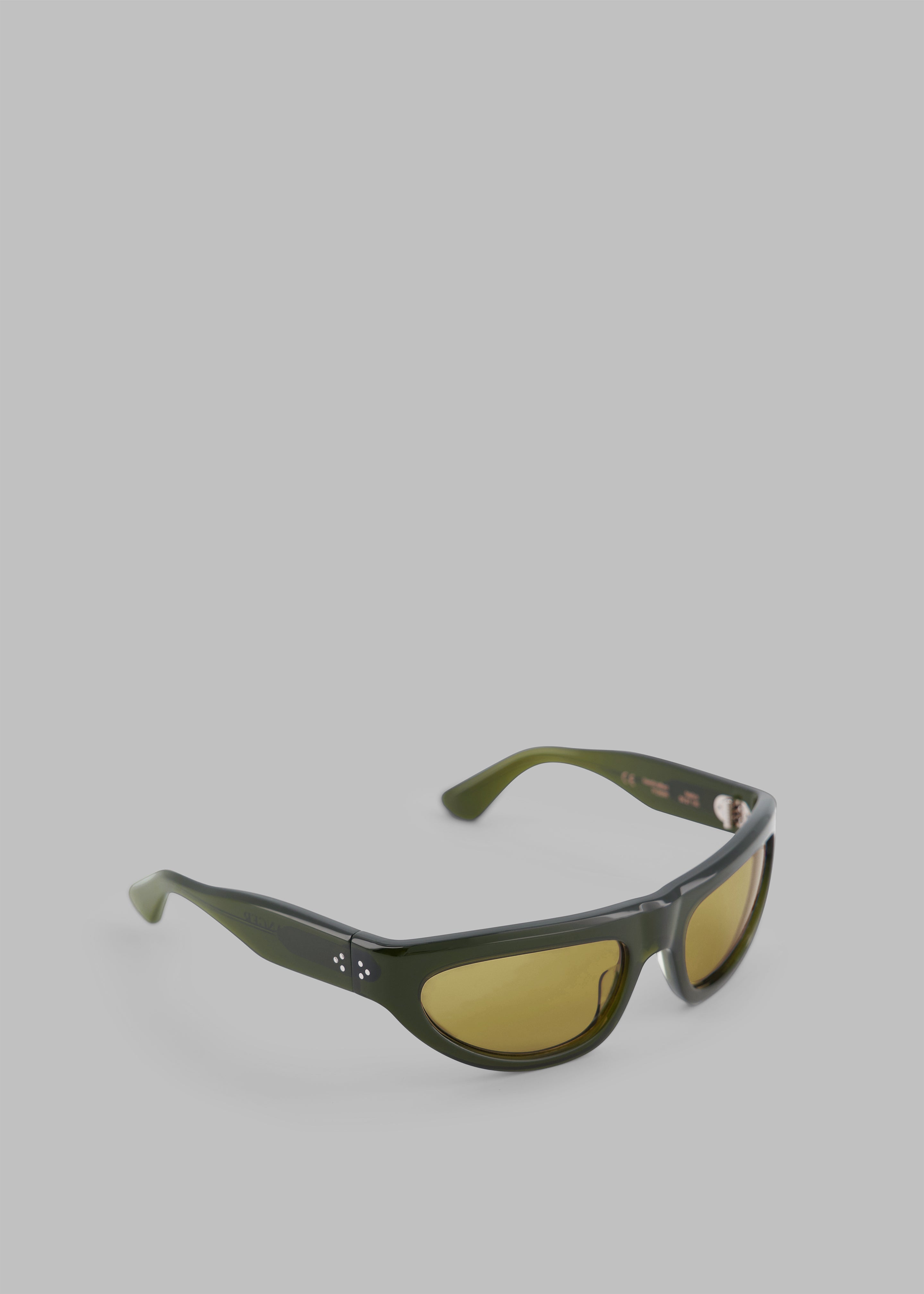 Port Tanger Malick Sunglasses - Cardamom Acetate/Warm Olive Lens - 7