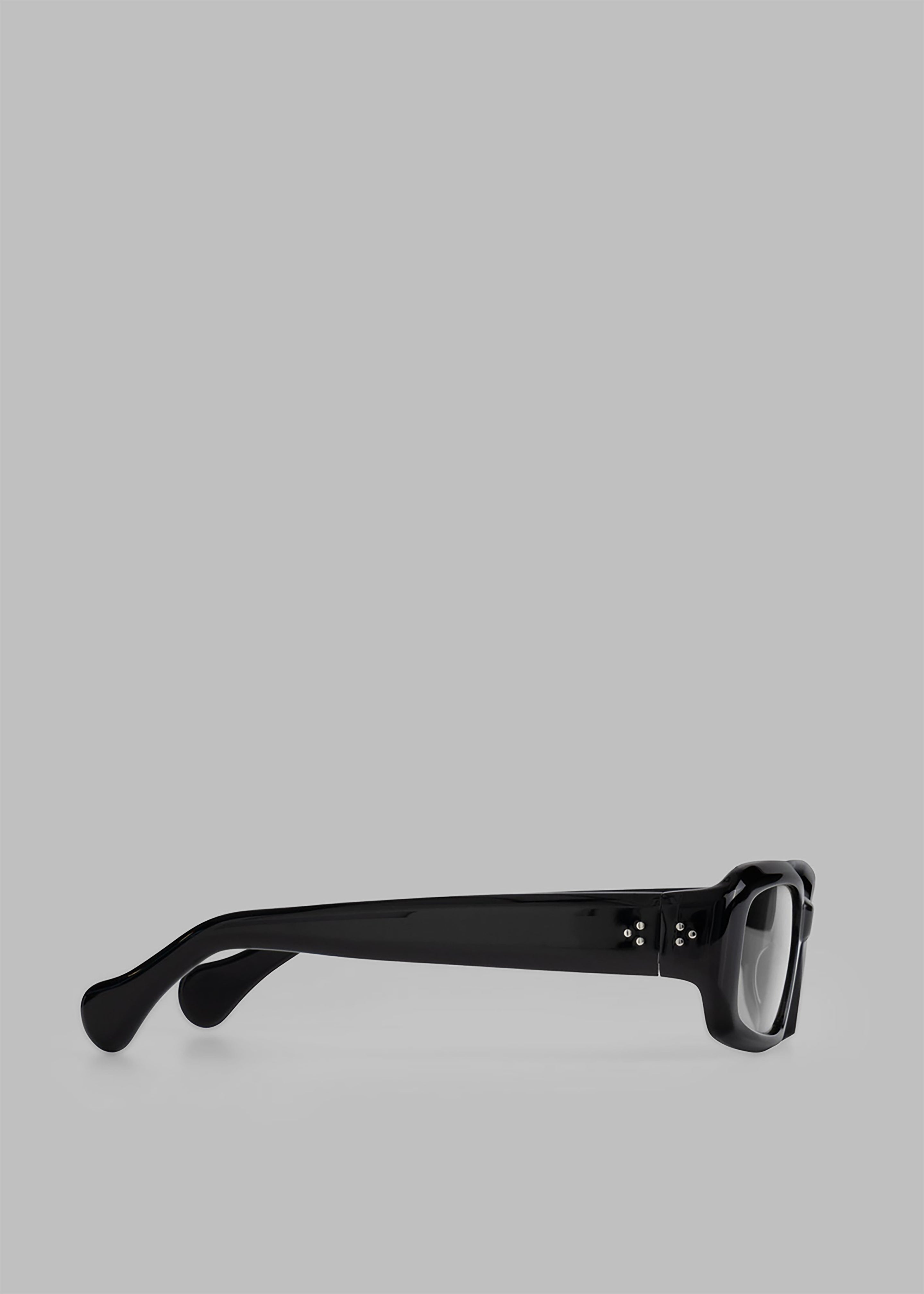 Port Tanger Mektoub Sunglasses - Black Acetate/Black Lens - 7