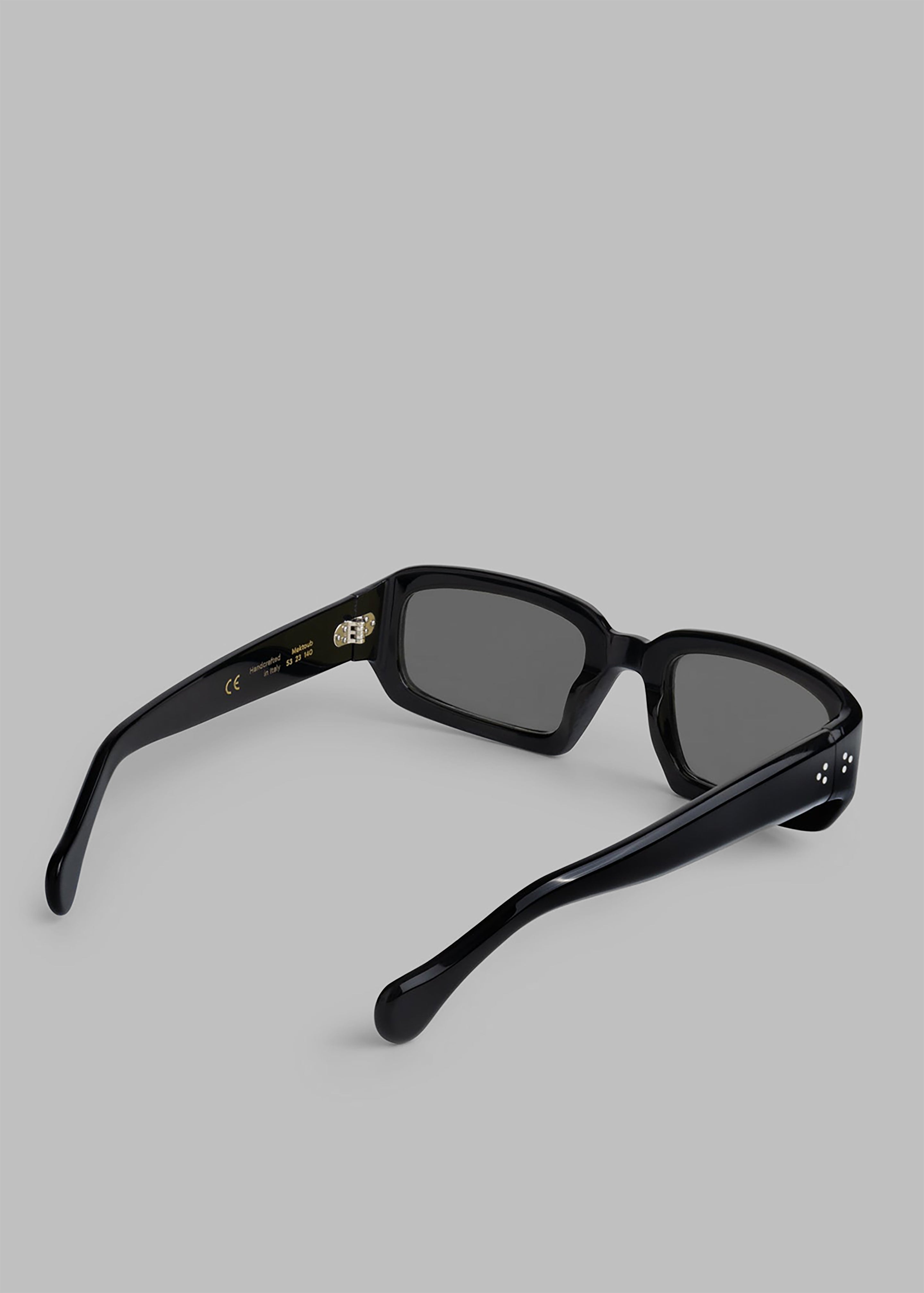Port Tanger Mektoub Sunglasses - Black Acetate/Black Lens - 10