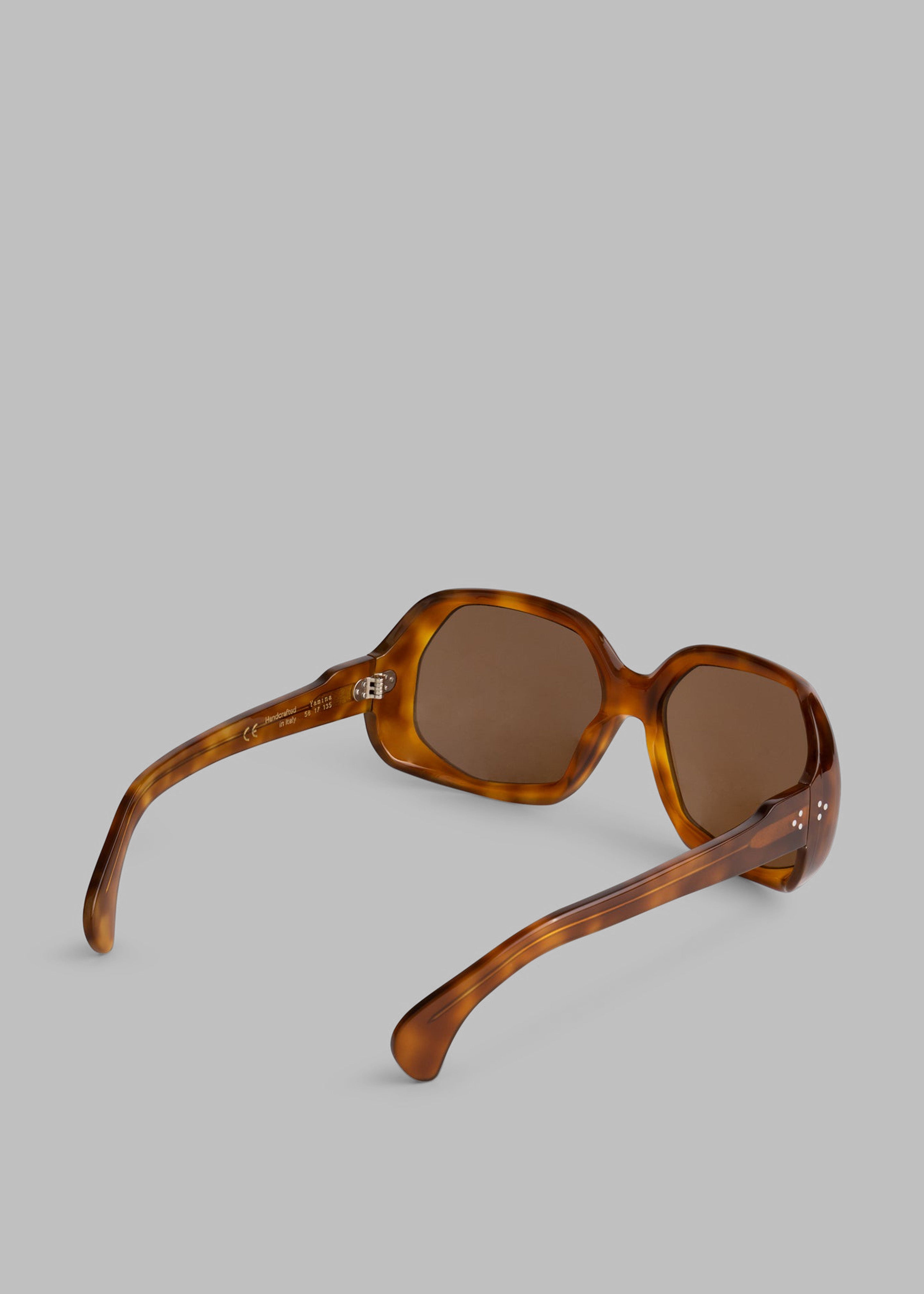 Port Tanger Yamina Sunglasses - Oliban Acetate Tobacco Lens - 7