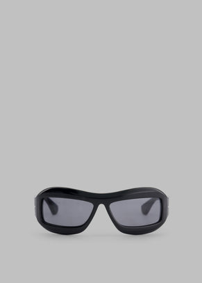 Port Tanger Zarin Sunglasses - Black Acetate/Black Lens