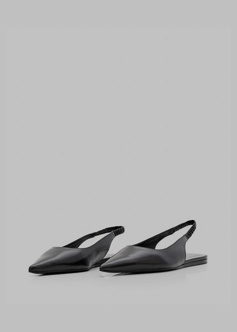 Proenza Schouler Spike Slingback Flats - Black - 1