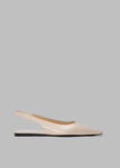 Proenza Schouler Spike Slingback Flats - Cream