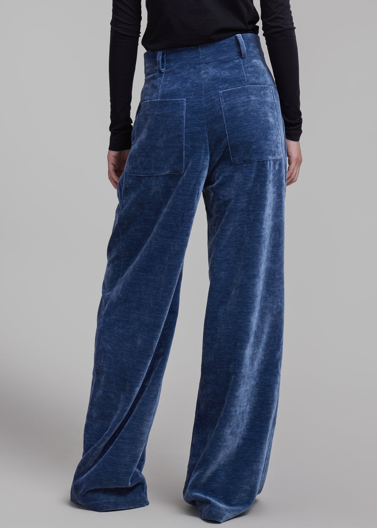 Proenza Schouler White Label Aria Pants - Steel Blue - 8