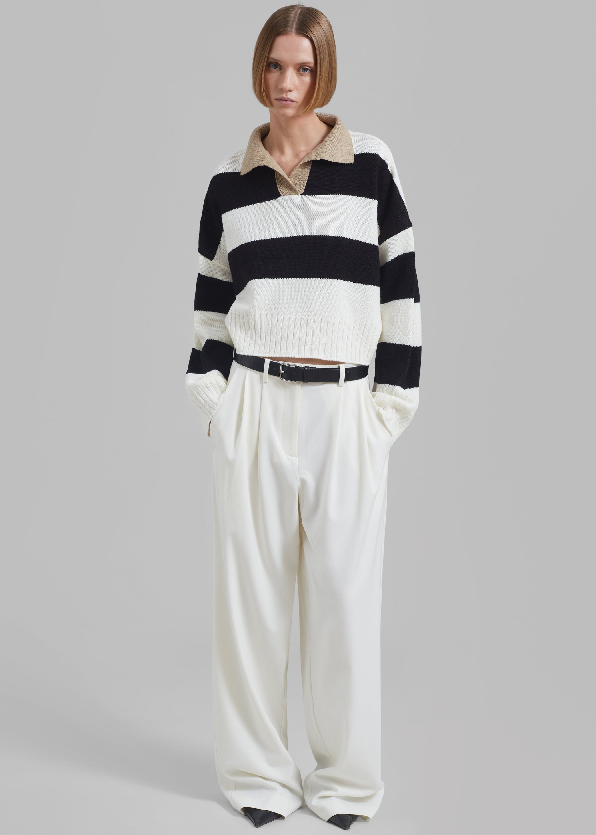 Shop the look image for Proenza Schouler White Label Eleanor Pants - Bone