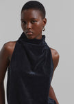 Proenza Schouler White Label Mila Cowl Top - Black