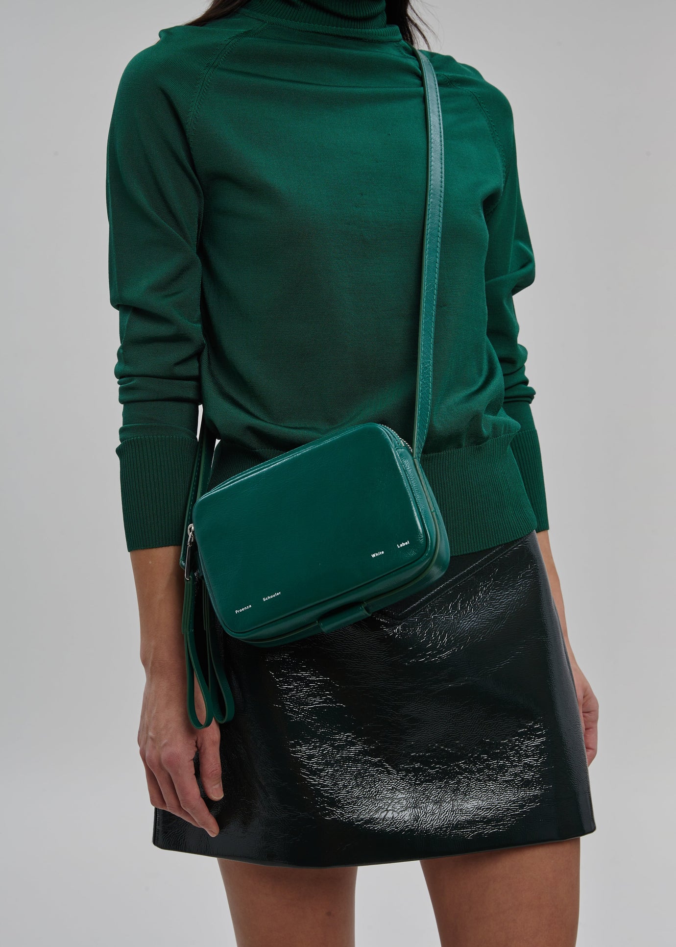 Proenza Schouler White Label Watts Leather Camera Bag - Emerald - 1