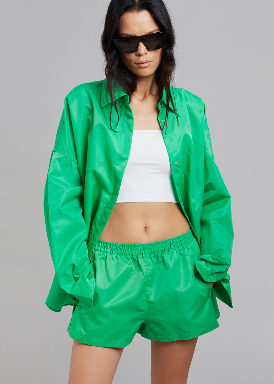 Perla Gym Shorts - Kelly Green - 1