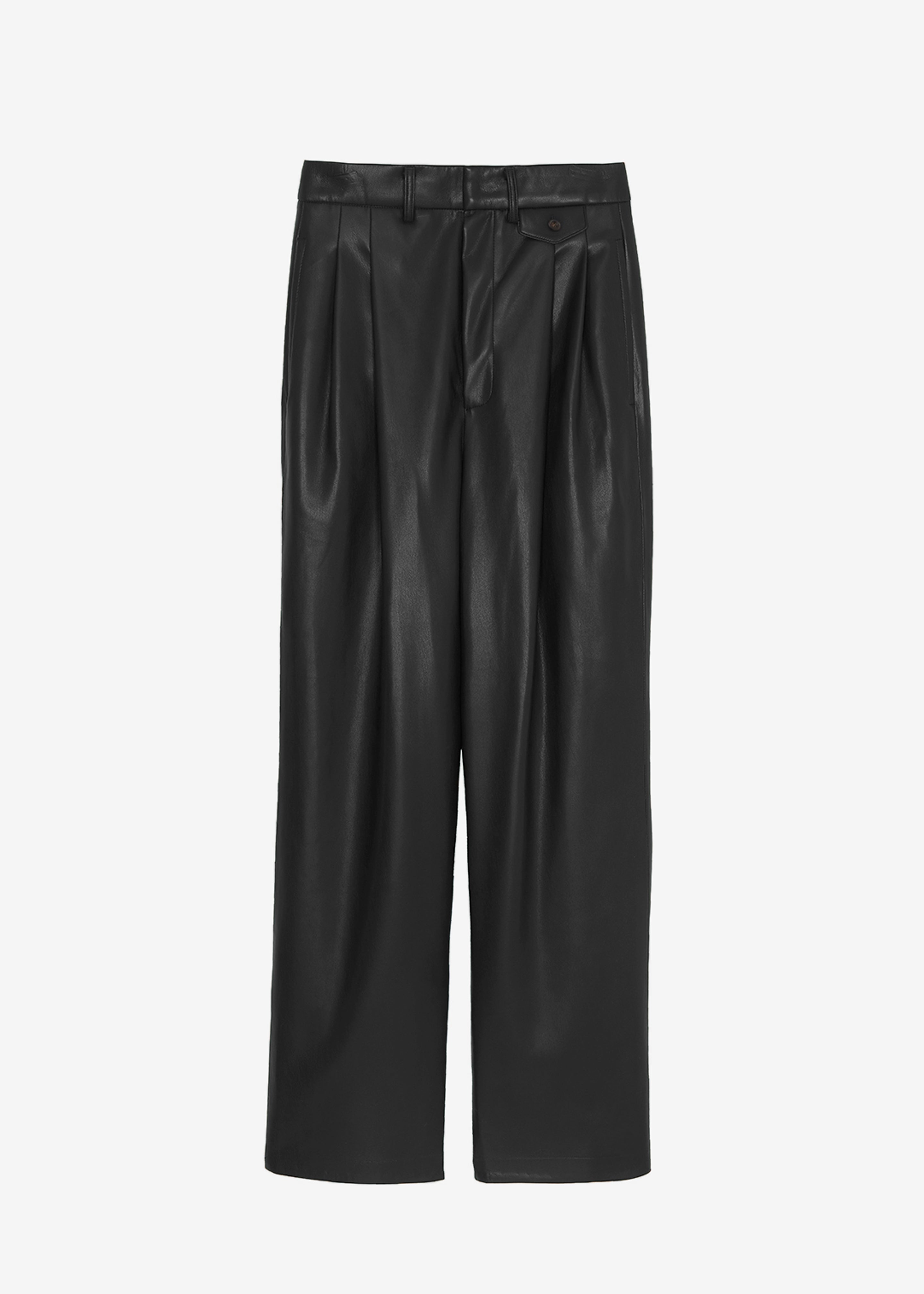 Pernille Faux Leather Pants - Black - 11