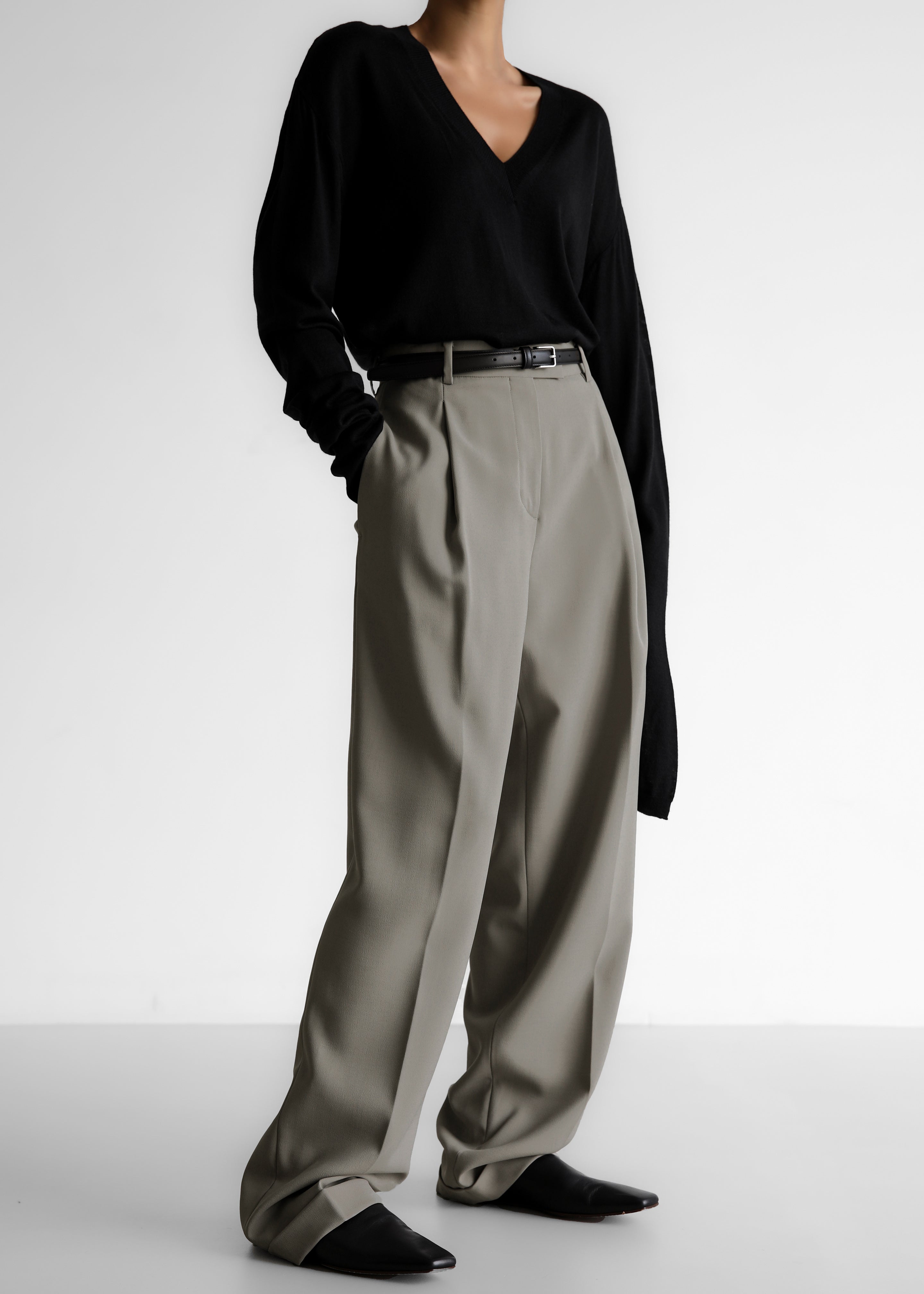 Quinnie Trousers - Grey - 3