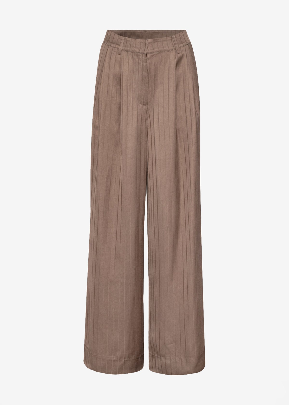 REMAIN Wide Suiting Pants - Timber Wolf - 12