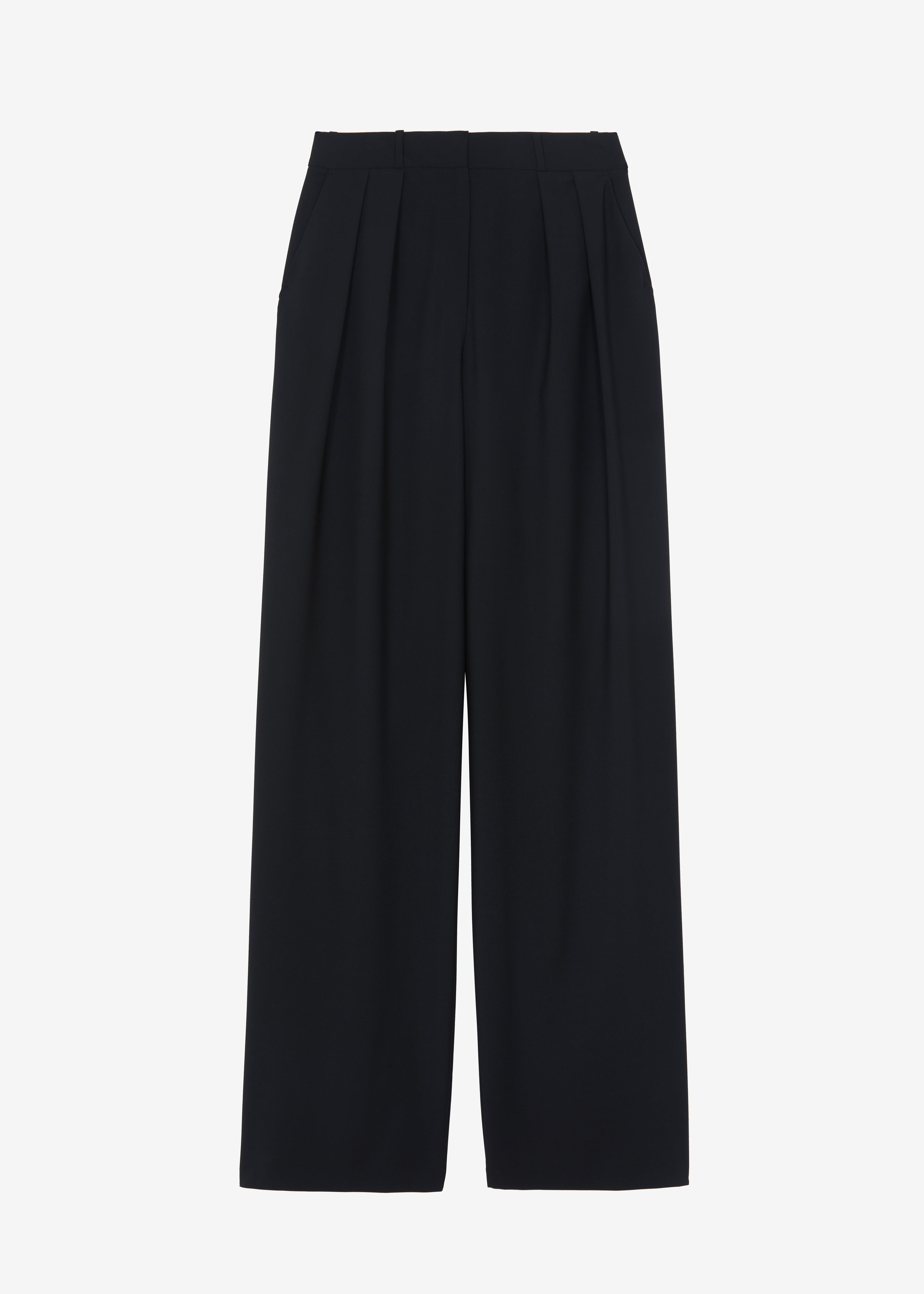Ripley Pleated Trousers - Black - 9