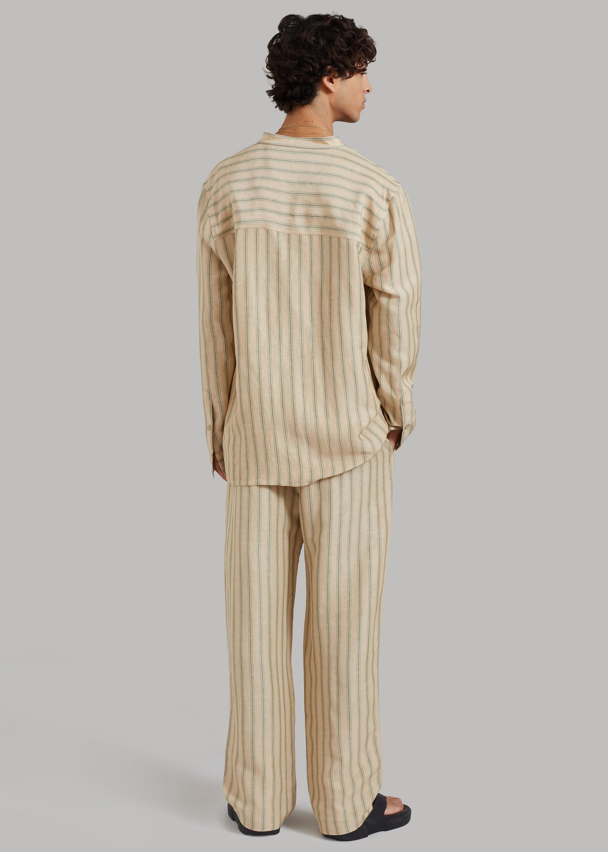 Róhe Resort Striped Shirt - Deckchair Stripe - 5