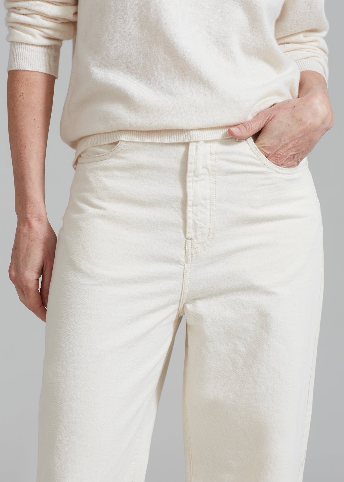 Róhe Relaxed Fit Denim - Raw Cotton - 6