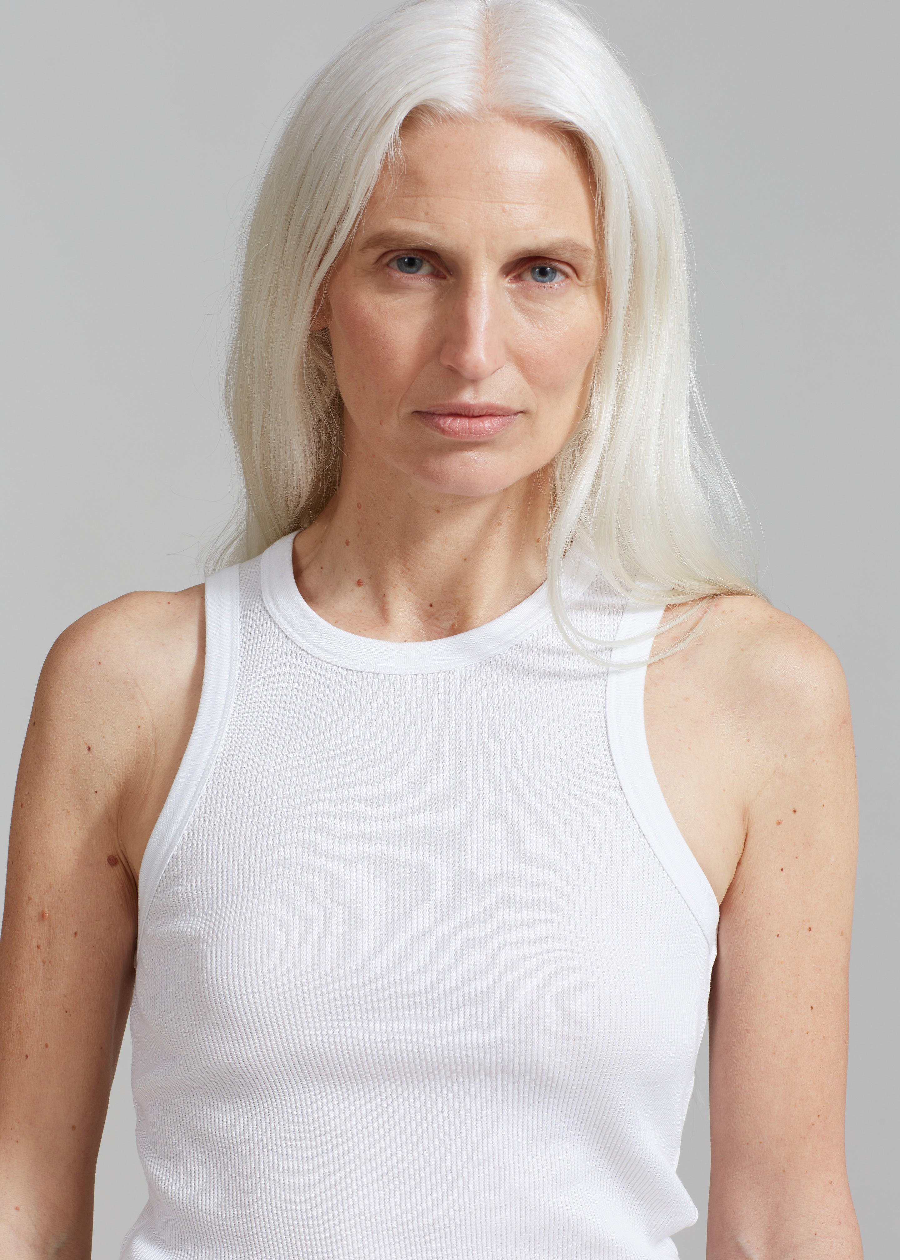 Róhe Rib Tank Top - White