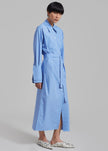 Róhe Poplin Shirt Dress - Serenity