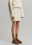 ROTATE Camly Knit Skirt - Pristine White