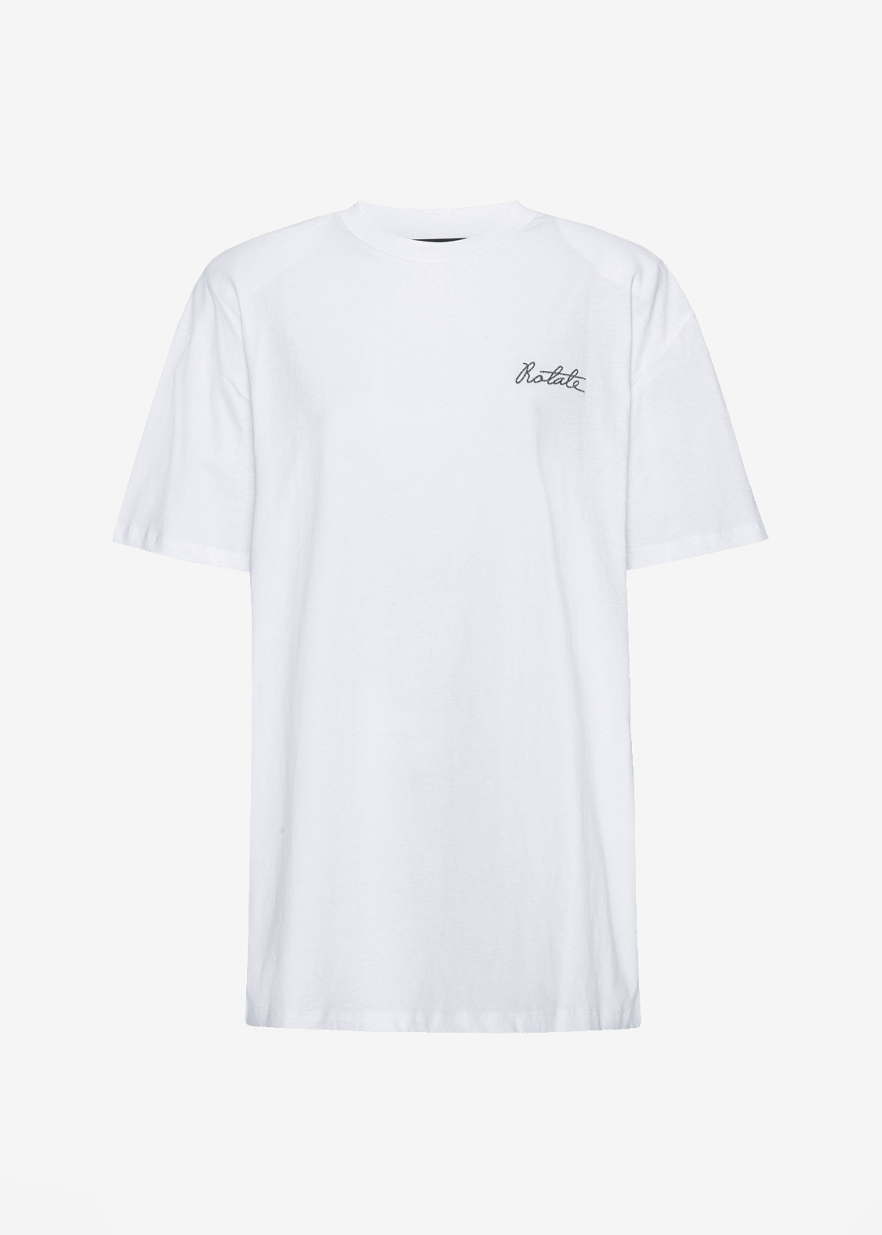 Rotate Oversized Logo T-Shirt - Bright White - 6