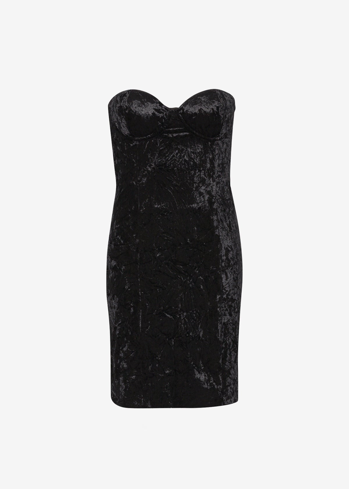 ROTATE Velvet Train Dress - Black - 6