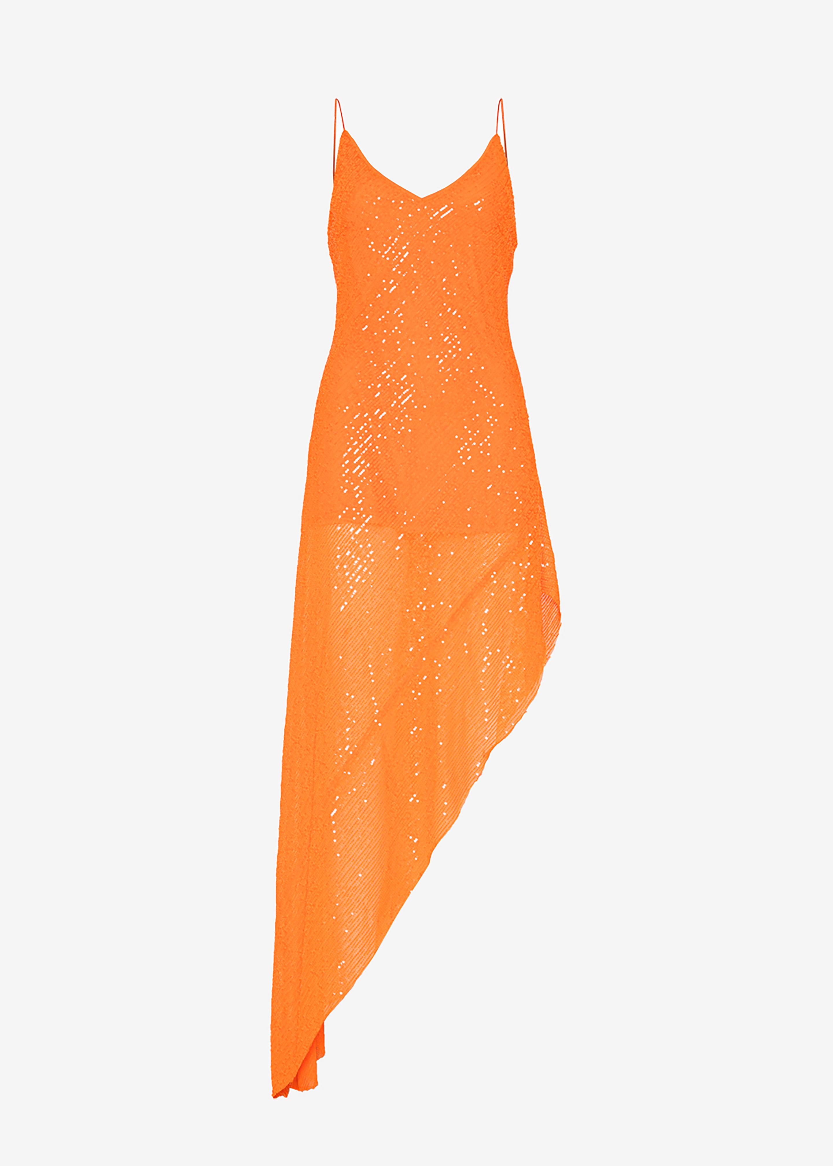 ROTATE Kanelios Dress - Orange Pop - 7