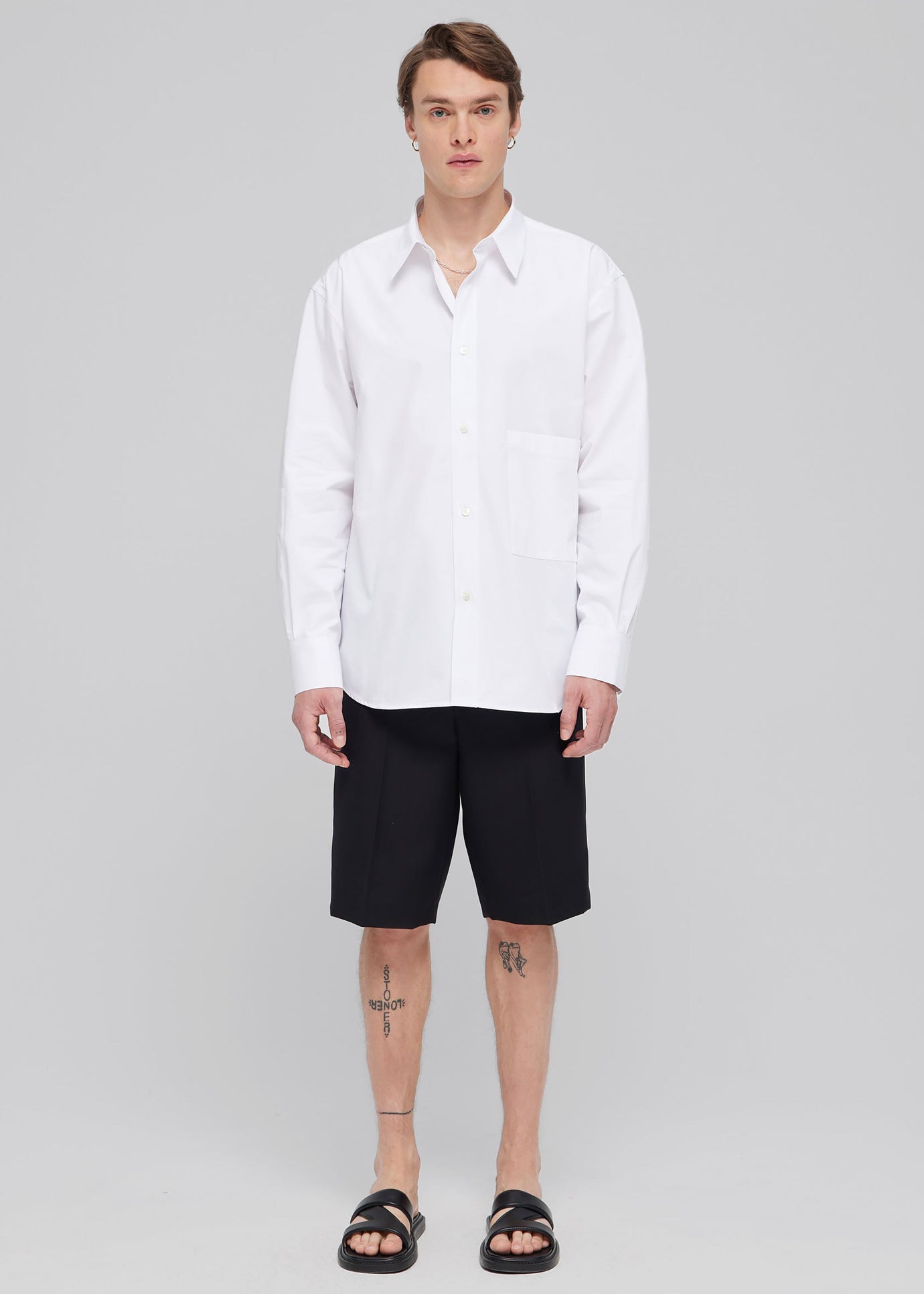 Róhe Unisex Classic Shirt - White - 1
