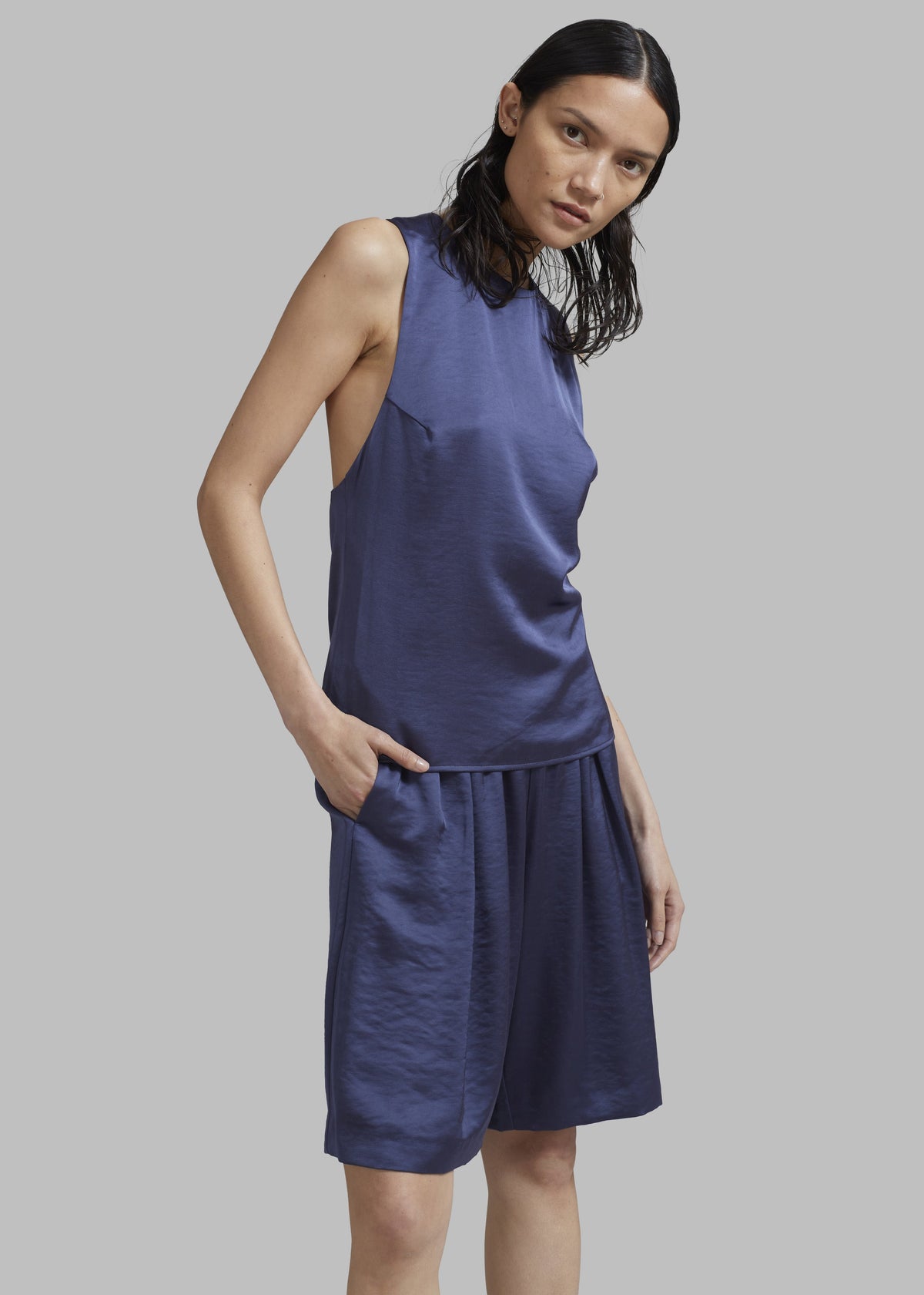 Samsøe Samsøe Julia Shorts - Nightshadow Blue - 3