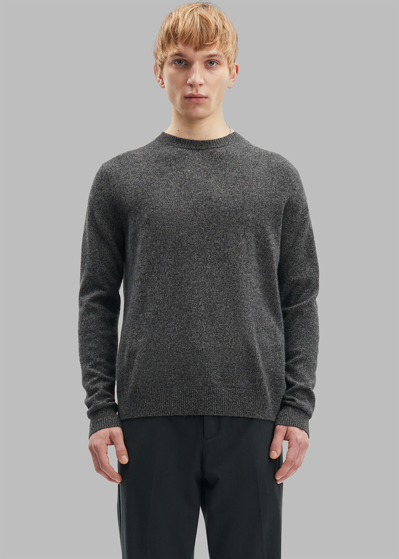 Samsøe Samsøe Nobis Crew Neck - Black Melange