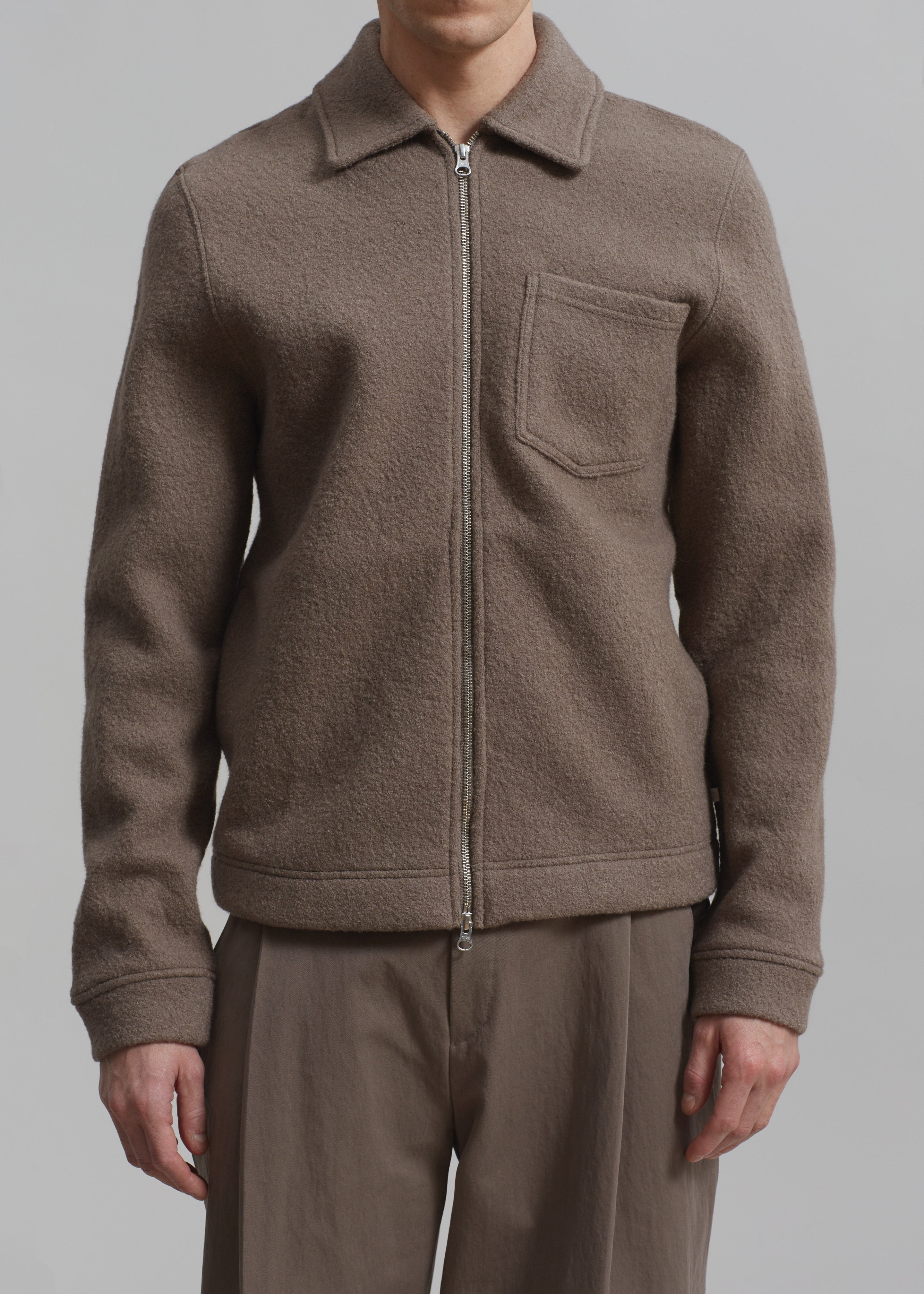 Samsøe Samsøe Hannes Full Zip Cardigan - Fallen Rock - 4