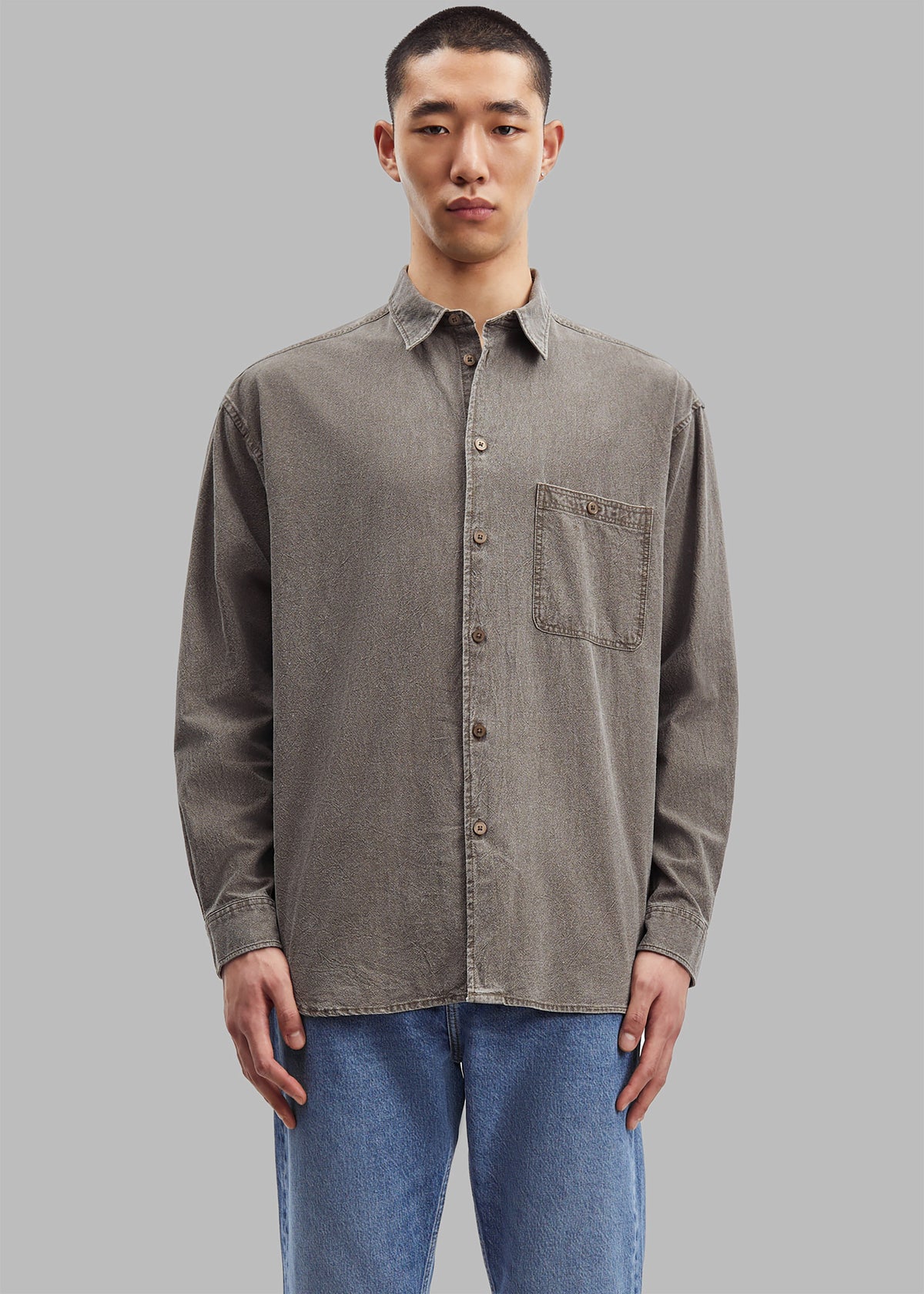 Samsøe Samsøe Luan G Shirt - Washed Major Brown - 1