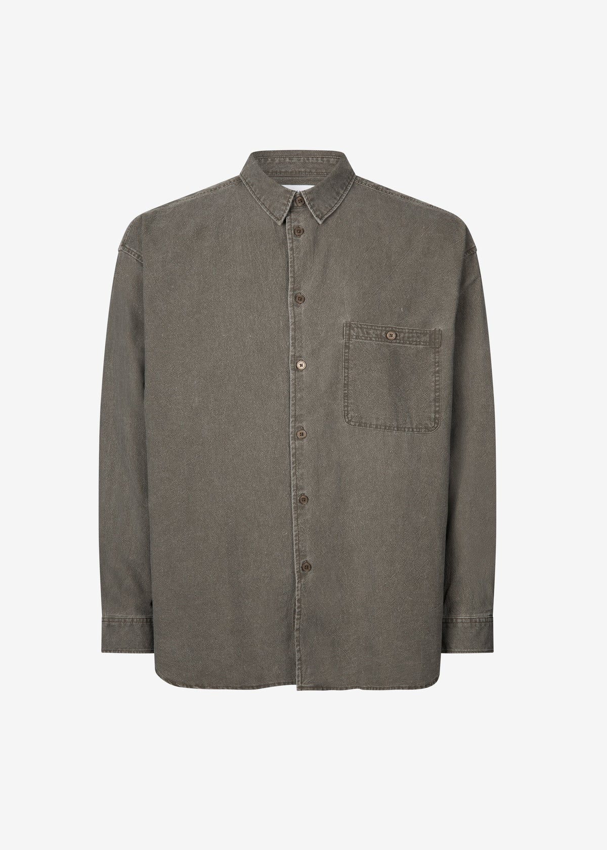 Samsøe Samsøe Luan G Shirt - Washed Major Brown - 3