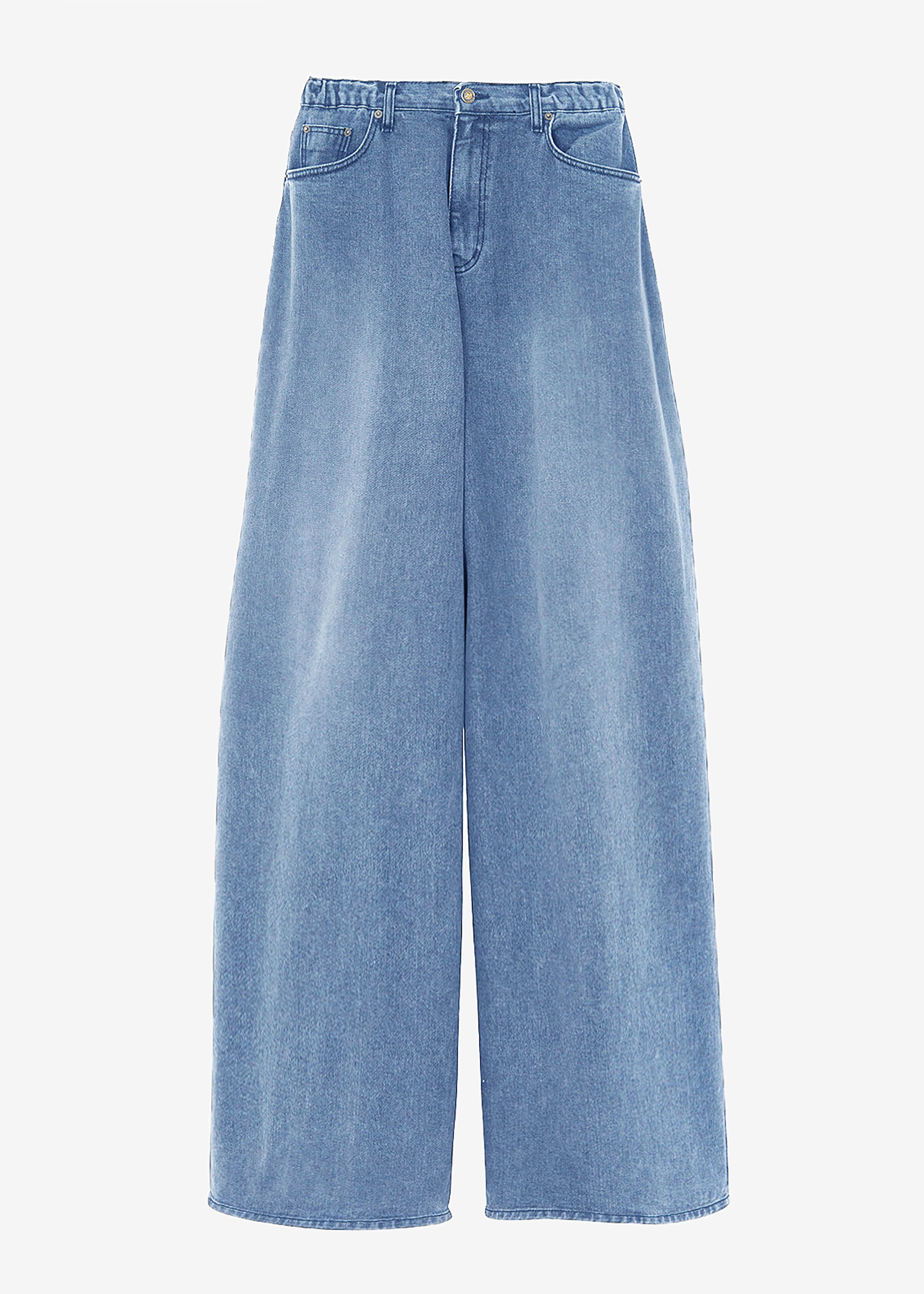 Sasha Wide Leg Jeans - Worn Wash – Frankie Shop Europe