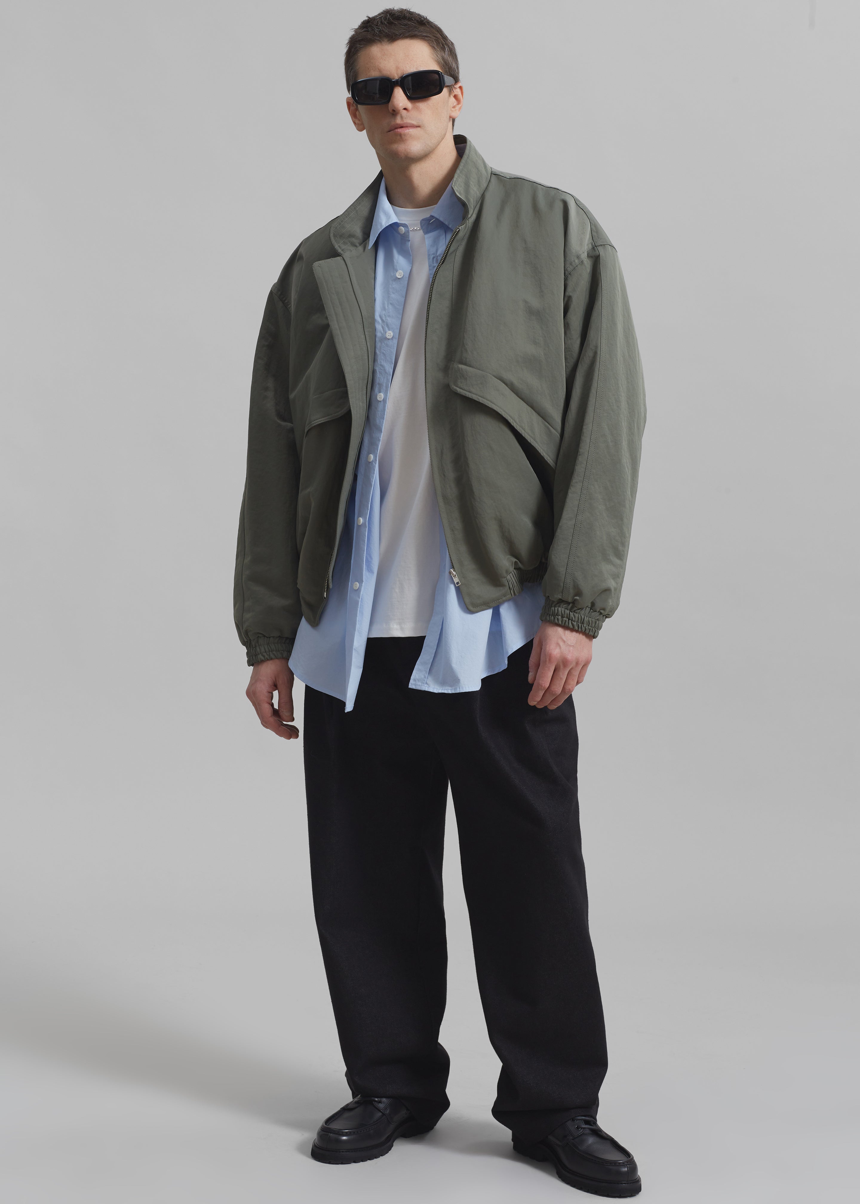 Seth Oversized Jacket - Khaki - 9 - [gender-male]