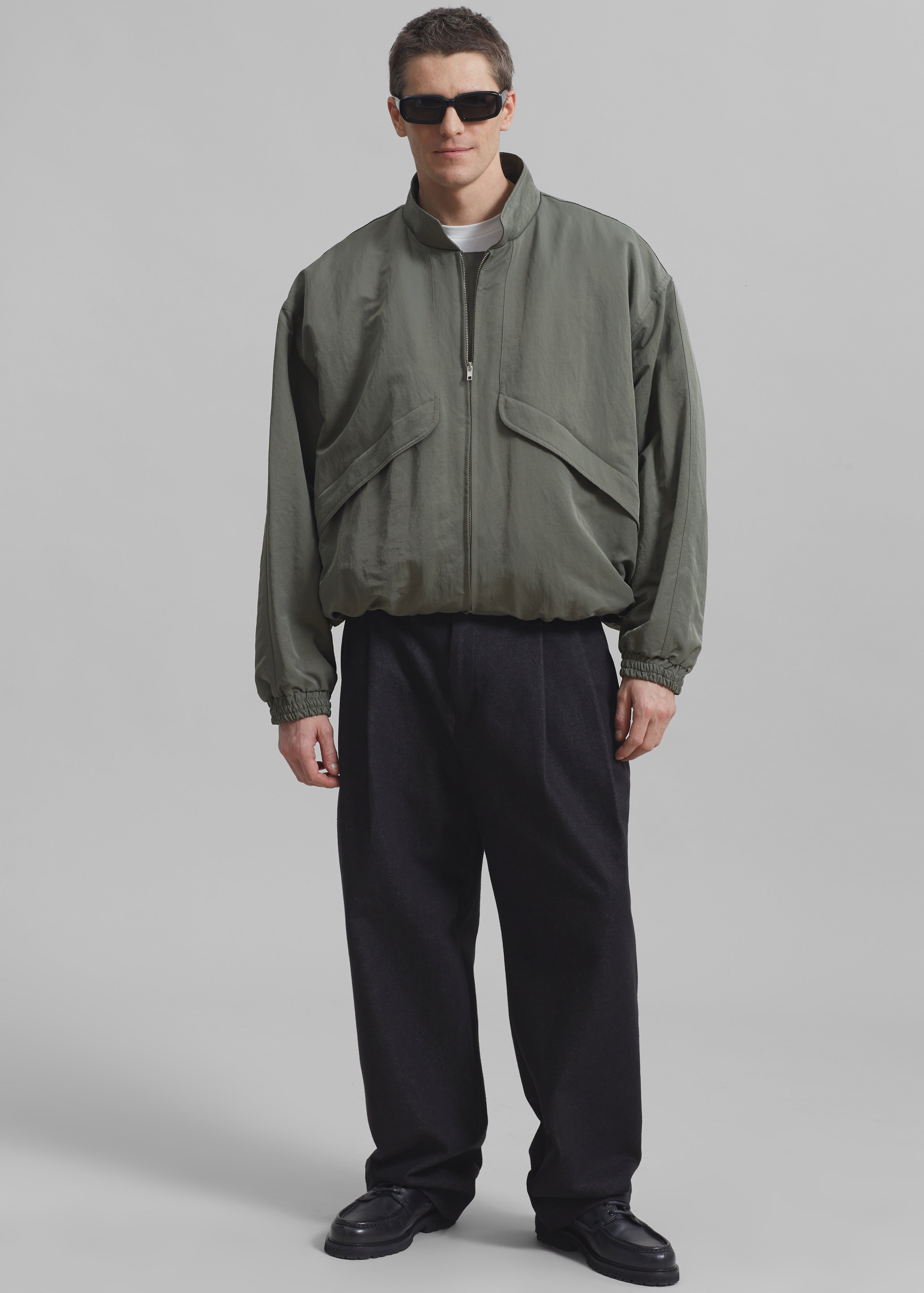 Seth Oversized Jacket - Khaki - 8 - [gender-male]