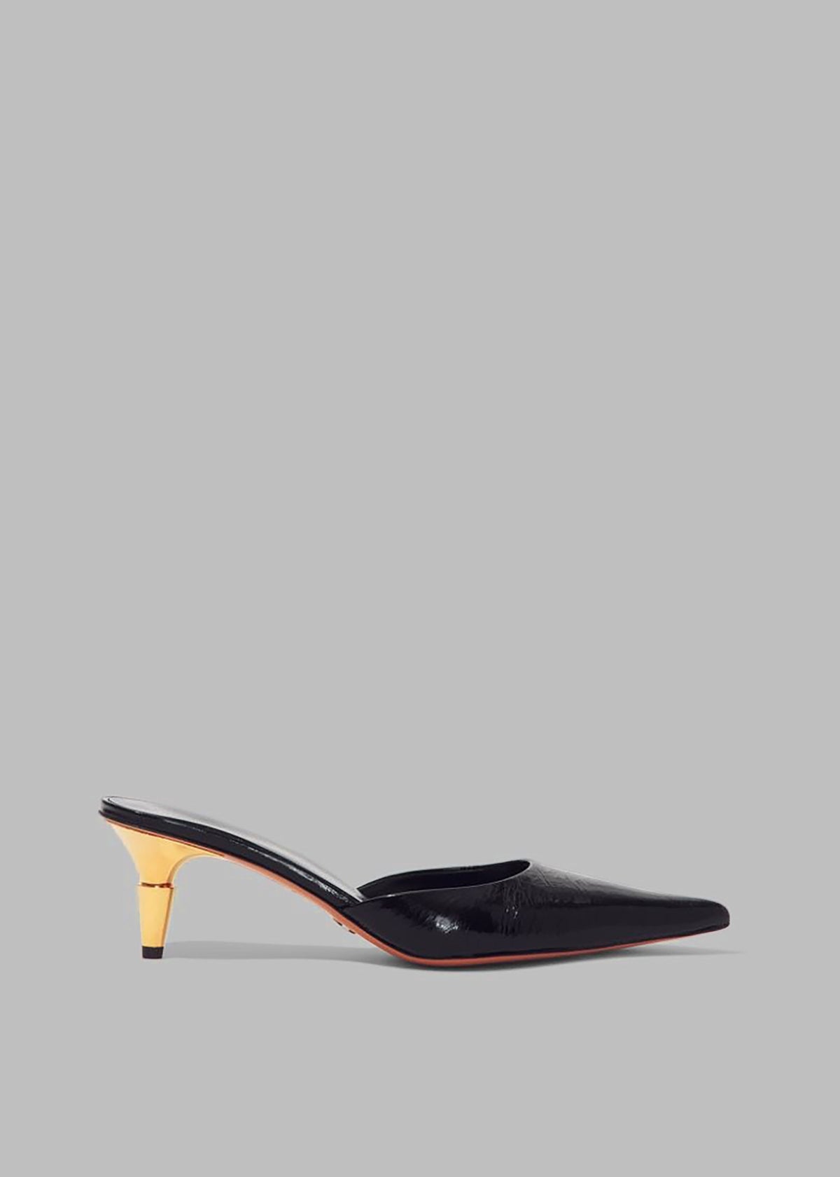 Proenza Schouler Spike Mules - Black - 1