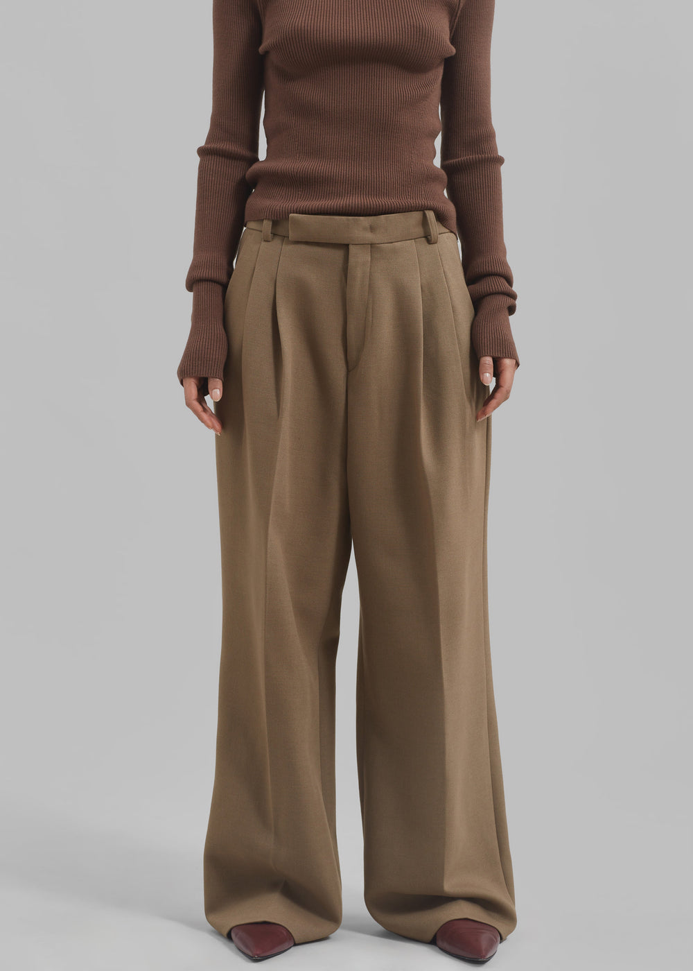 Skylar Trousers - Beige - 1
