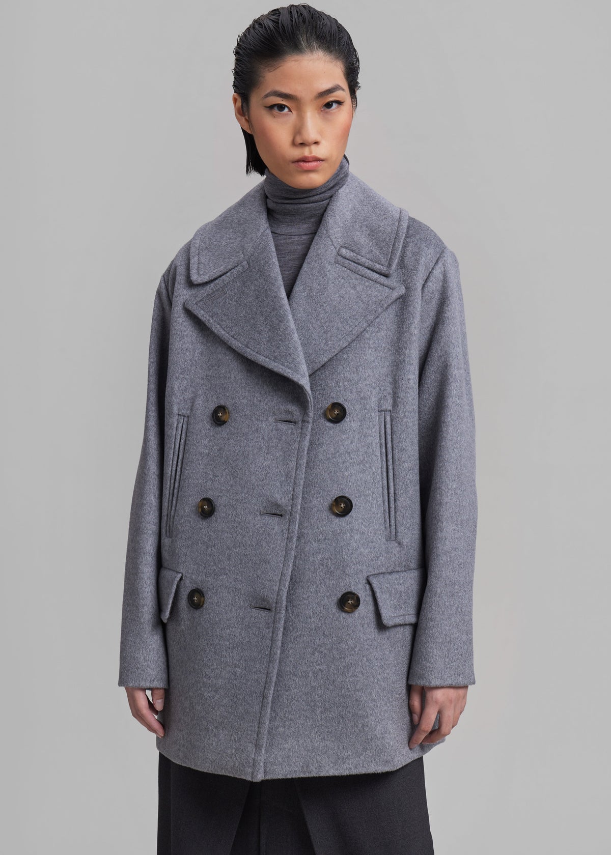 Sportmax Martora Coat - Grey - 6