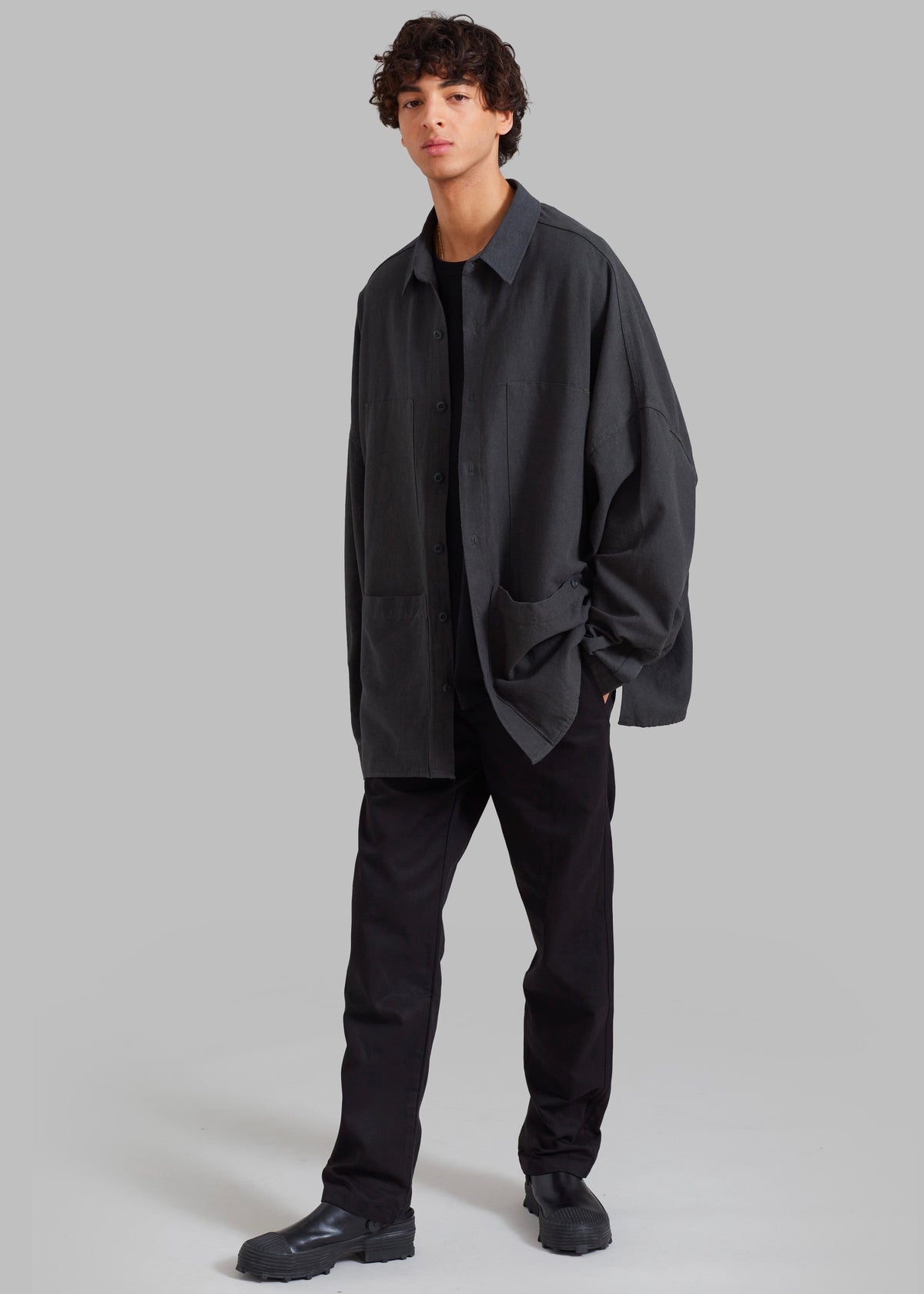 Steve Shirt - Grey Wash - 1