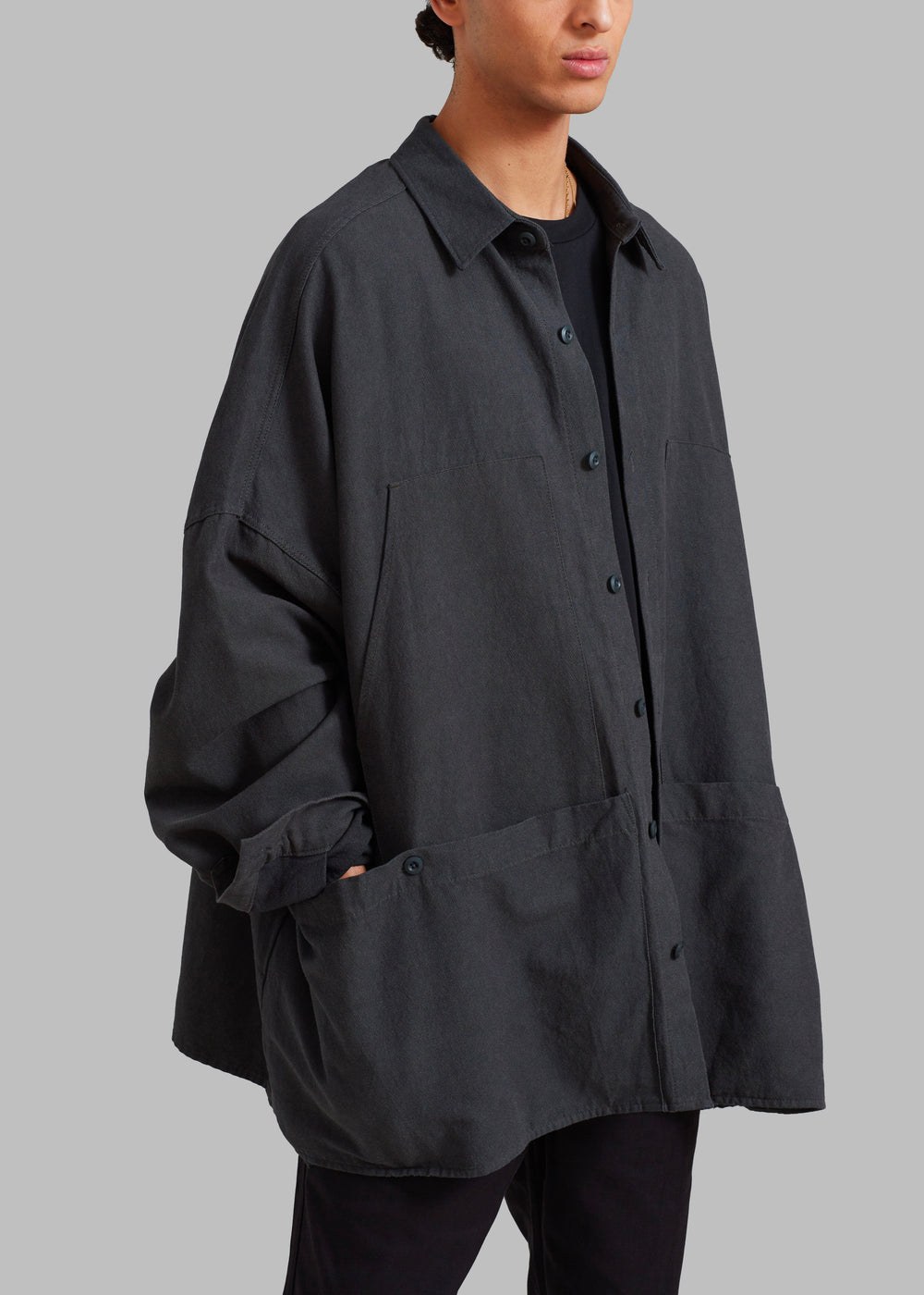 Steve Shirt - Grey Wash - 1