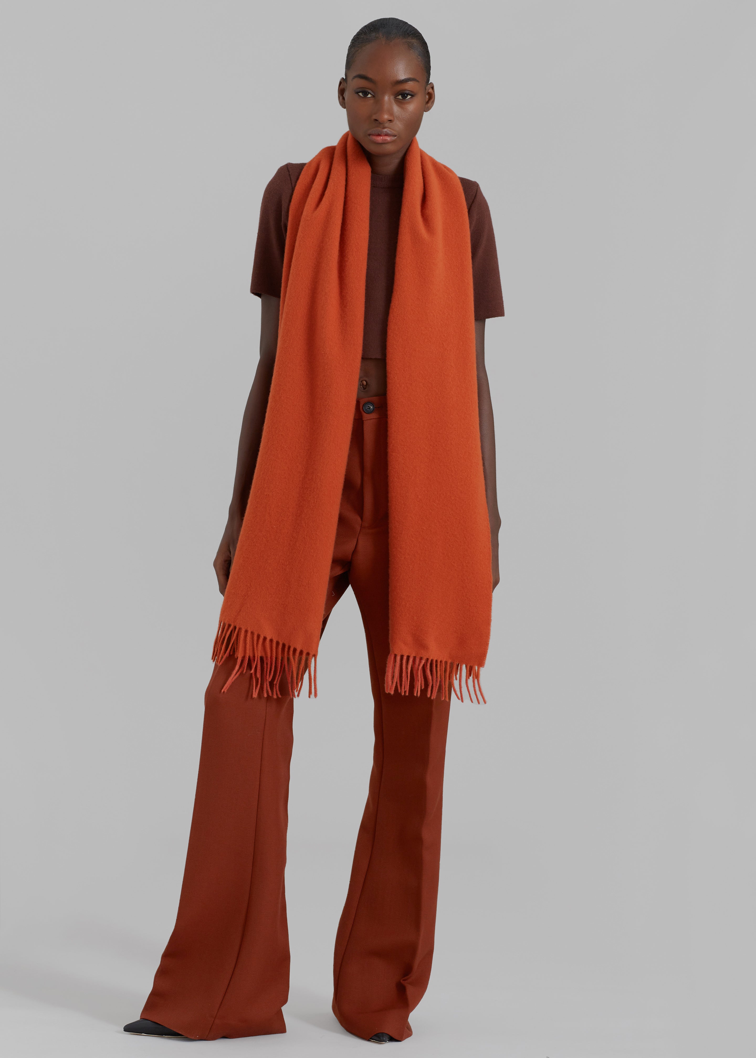 EGONLab Sami Tailored Trousers - Rust Wool - 13