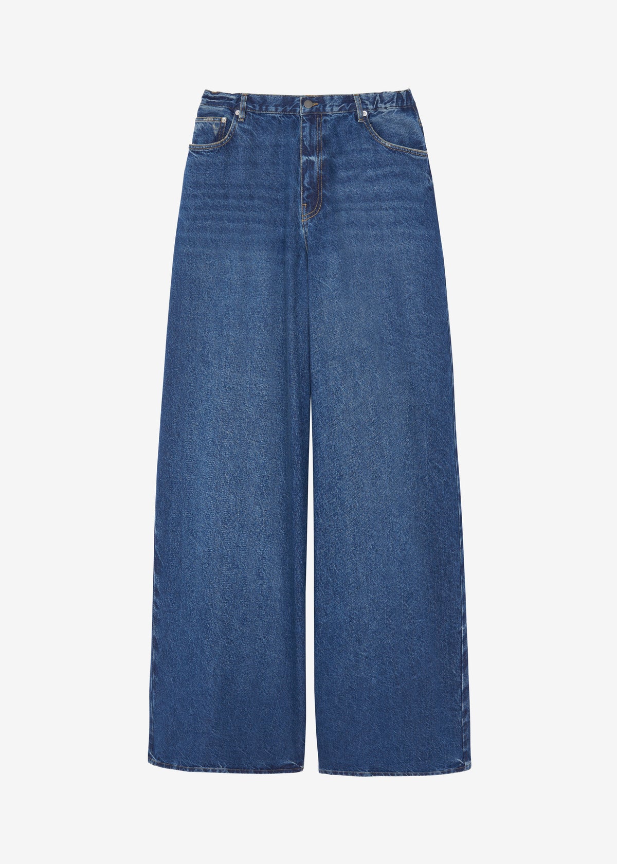 Sasha Wide Leg Jeans - Dark Blue - 8